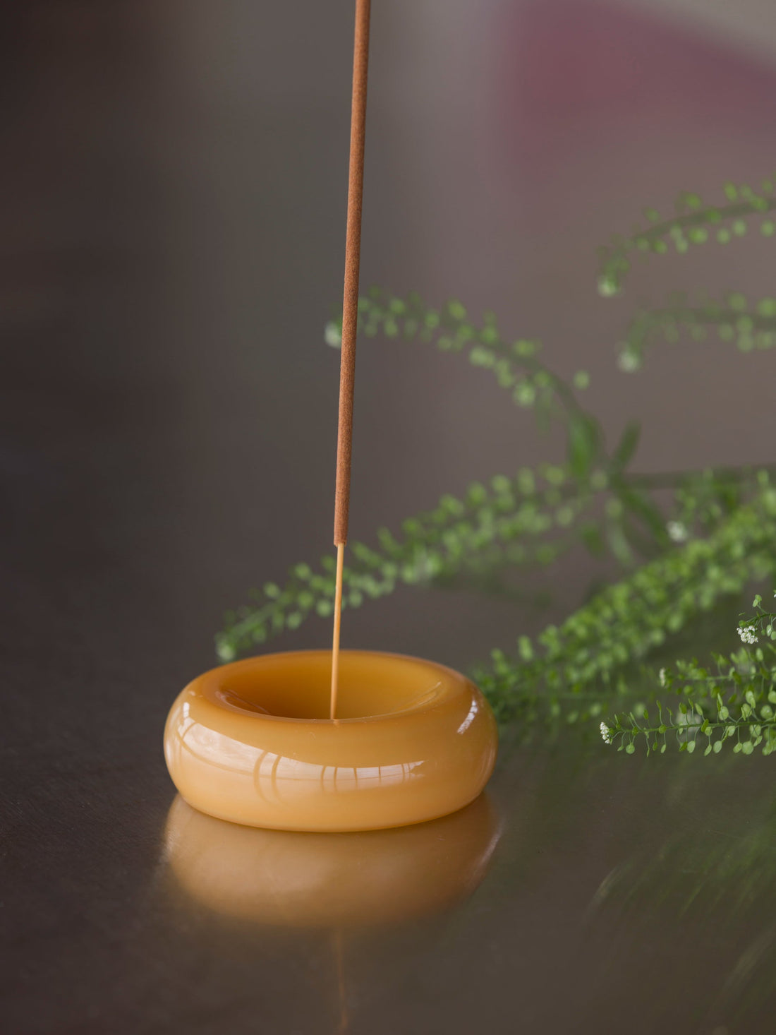 Haze Incense Holder Topaz Yellow / One Size