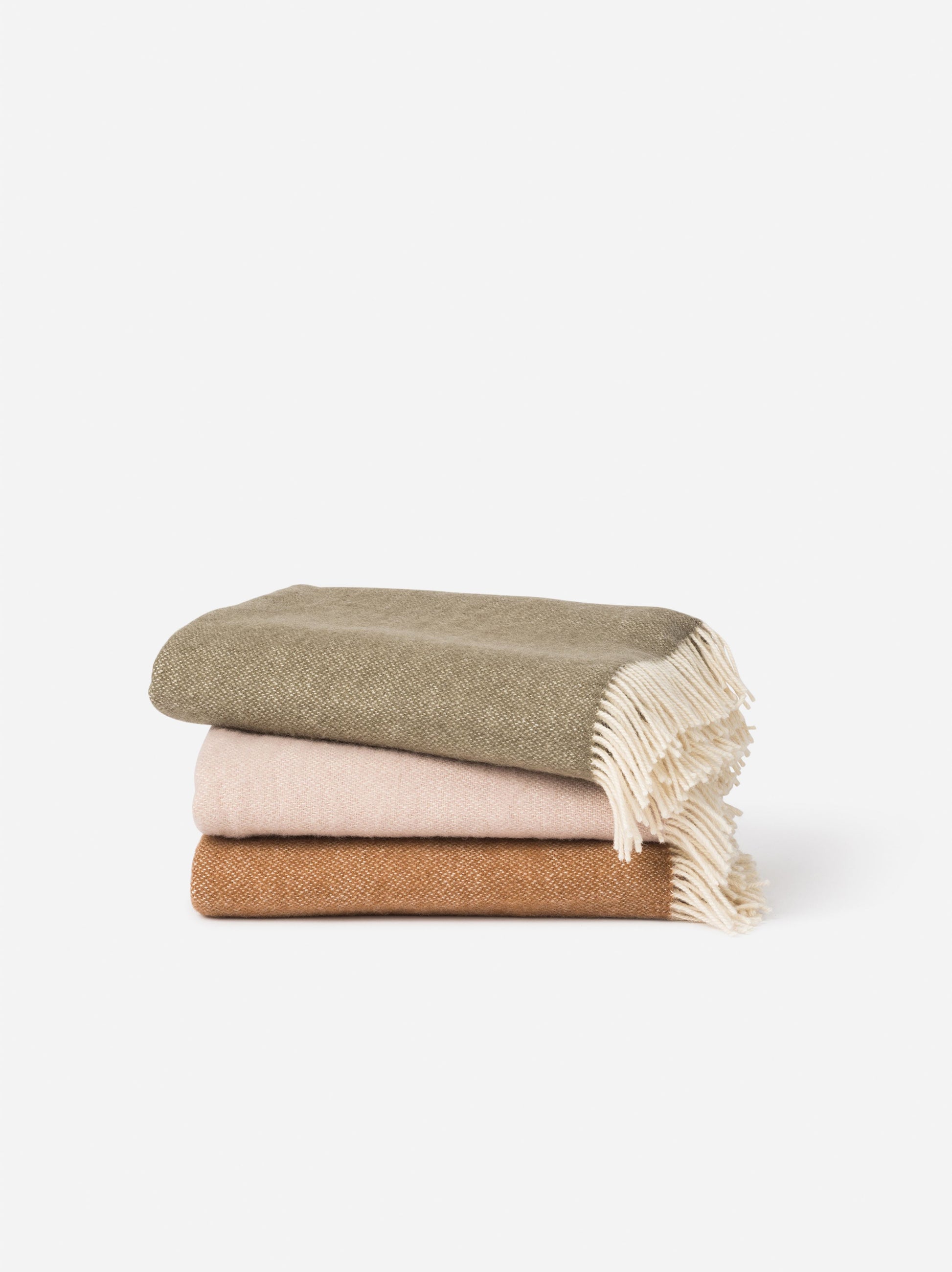 Wool Throw Matcha / 130x180cm