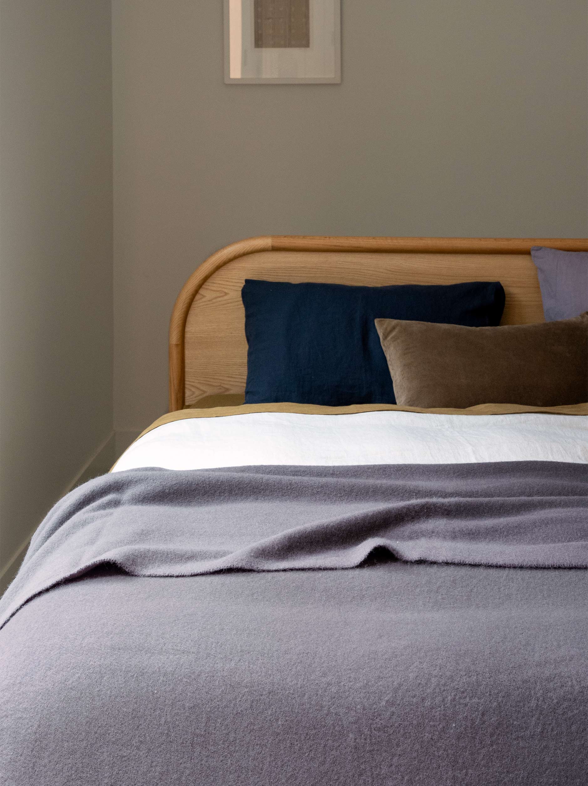 Large Wool Blanket Lupin / 240x250cm