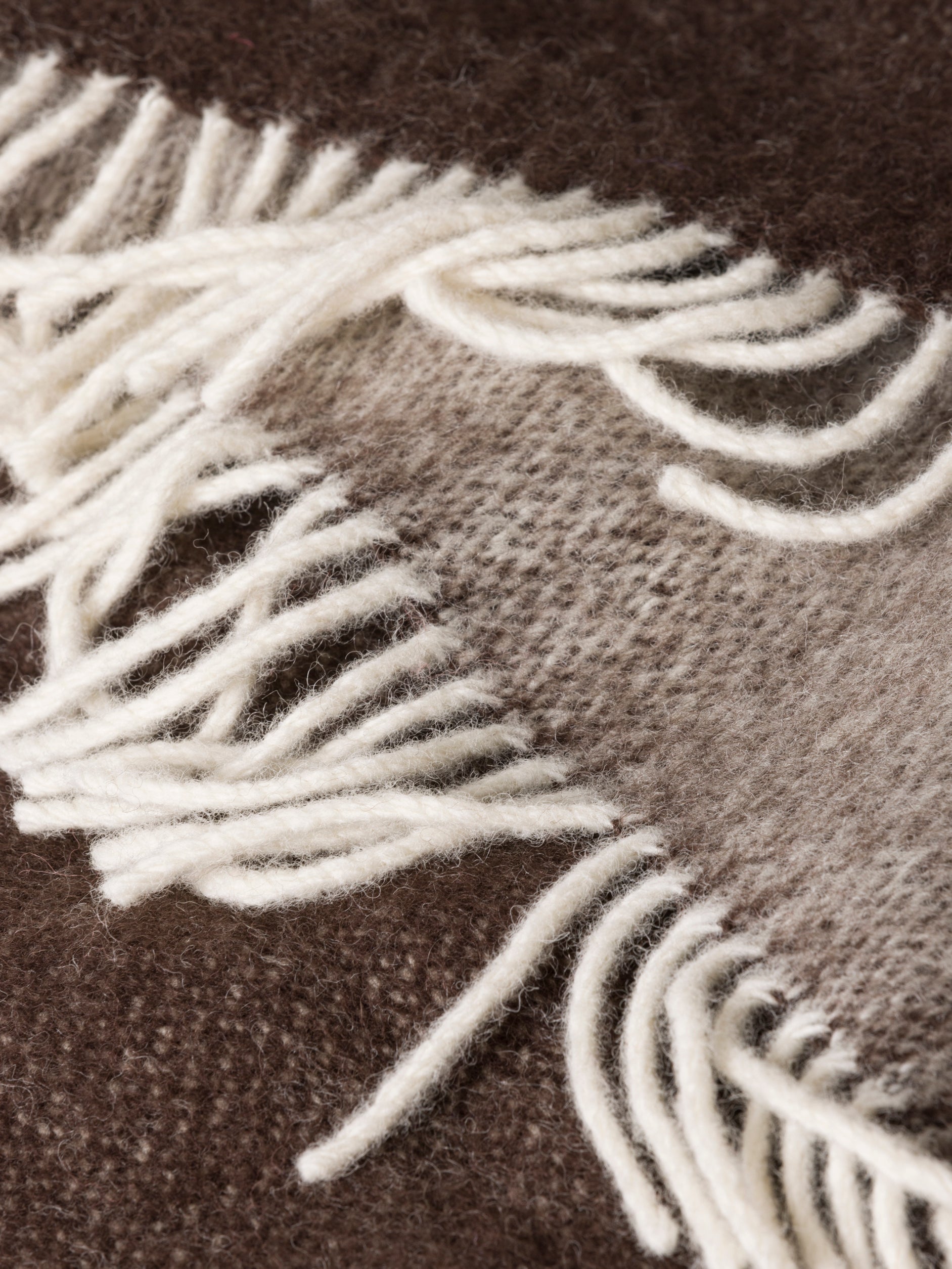 Wool Throw Cocoa / 130x180cm