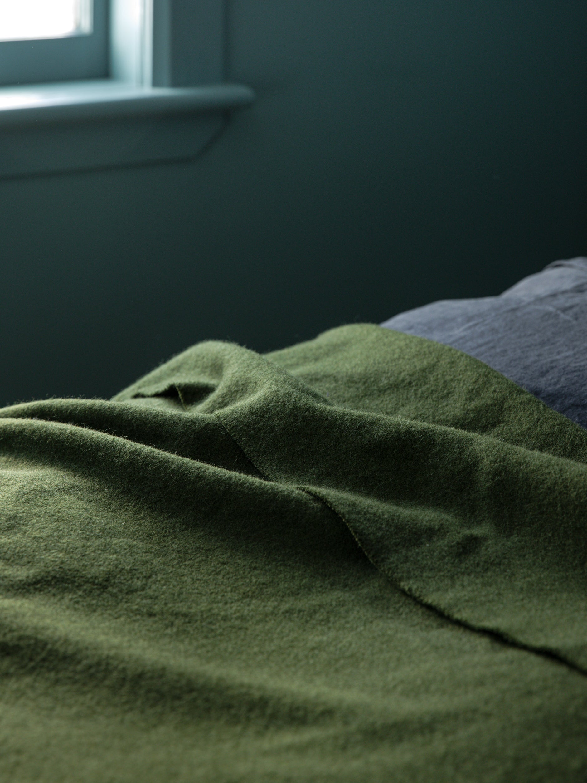Wool Blanket Moss / Large/X-Large