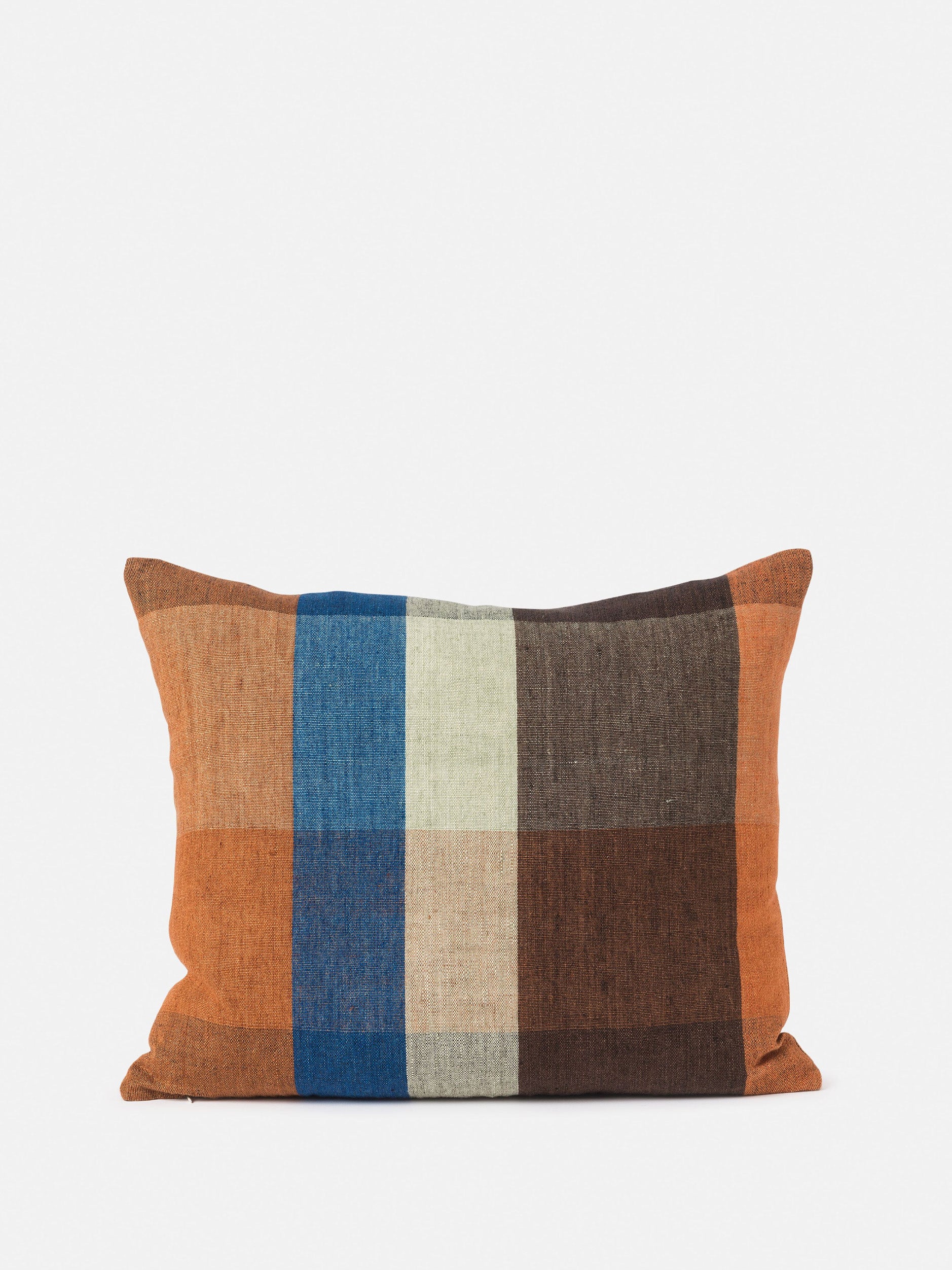 Cabin Linen Cushion Cover Midnight/Multi / 55x45cm