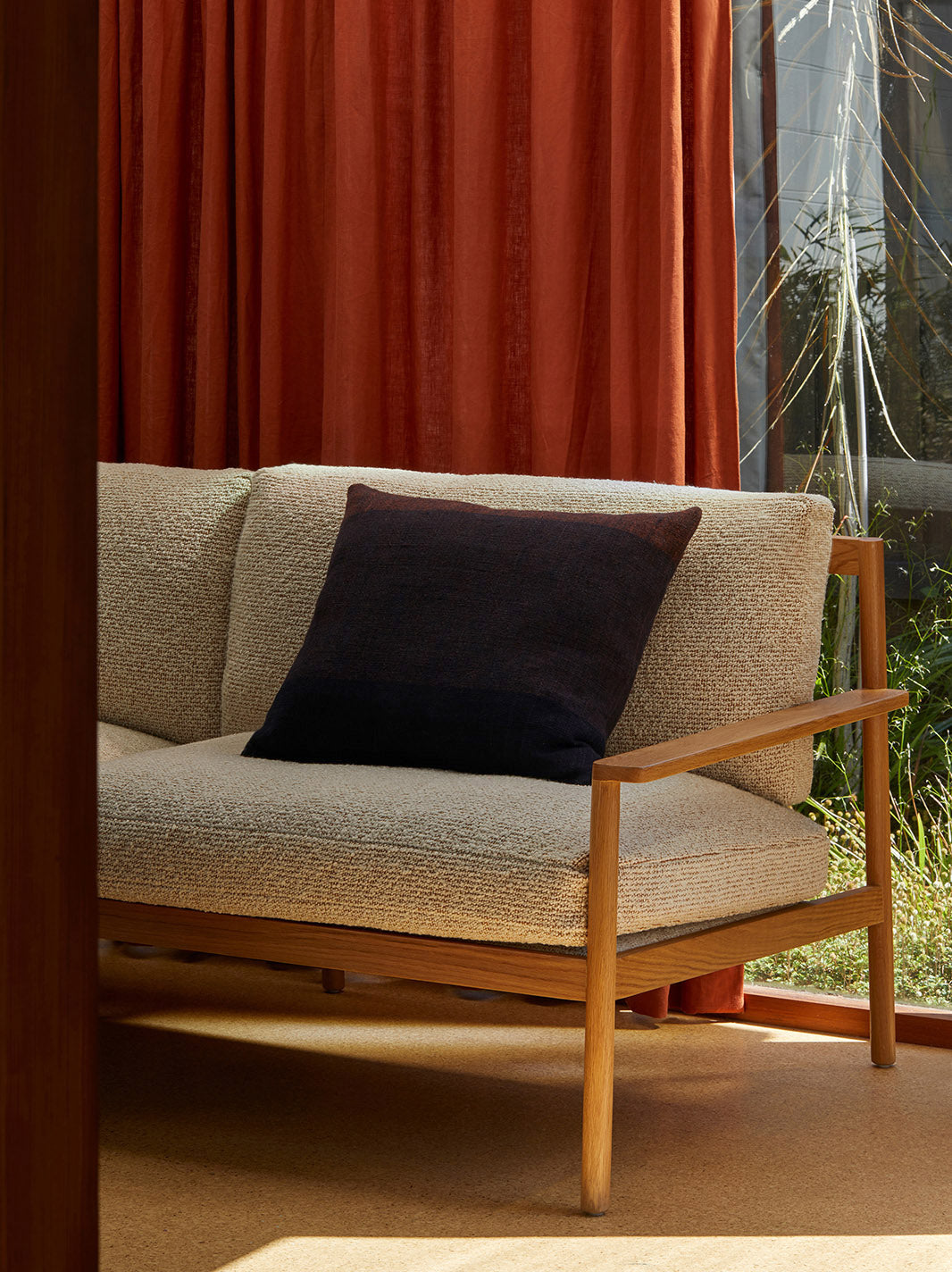 Rothko Cushion Cover Midnight/Multi / 55x45cm