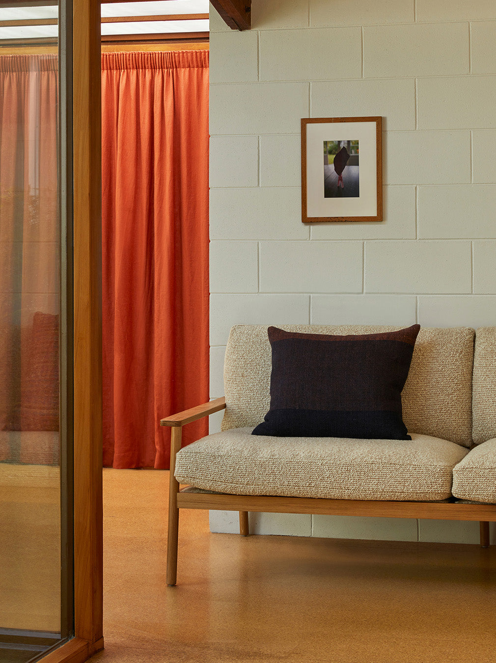 Rothko Cushion Cover Midnight/Multi / 55x45cm