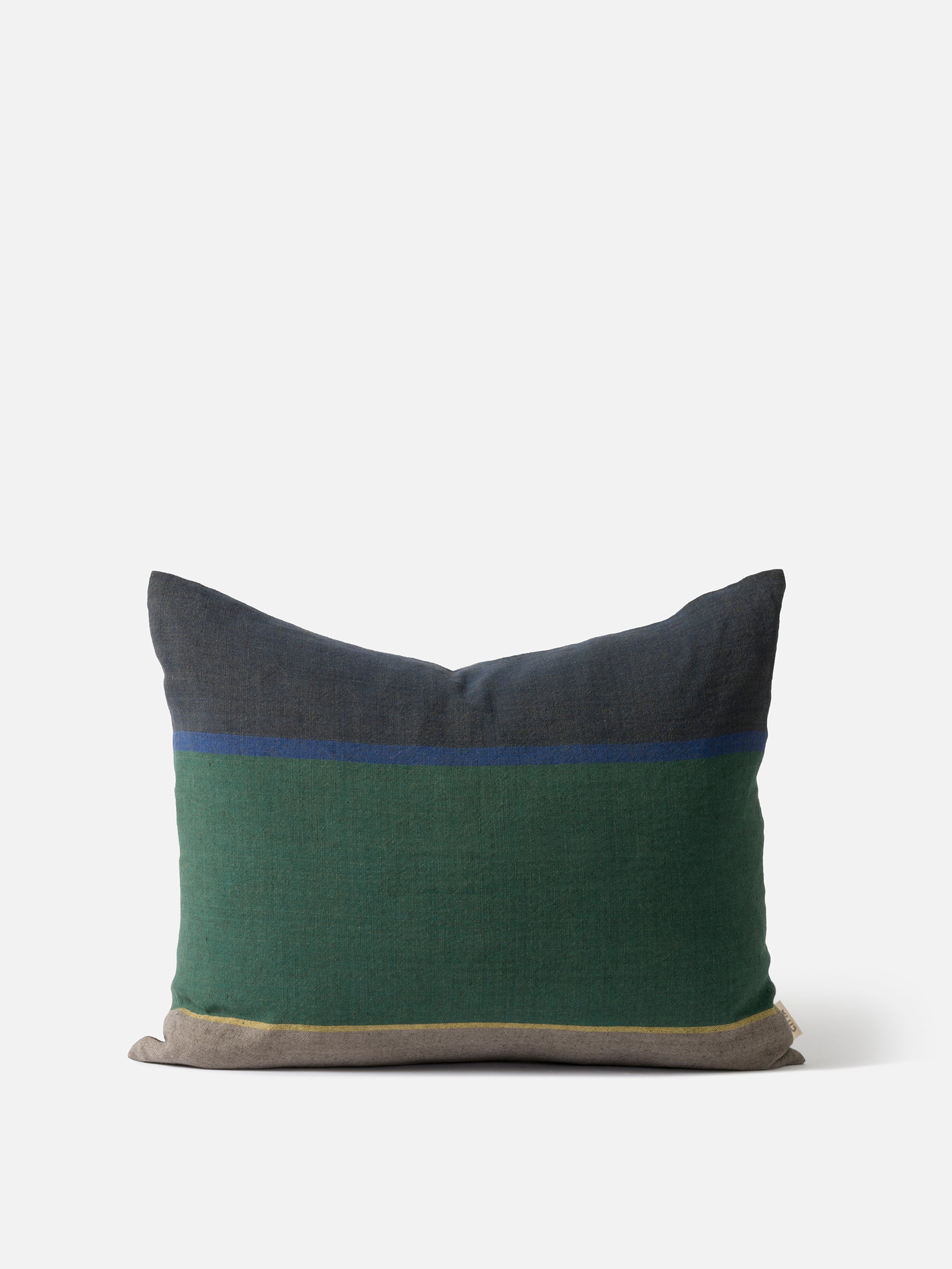 Obi Cushion Cover Mint/Blue Black / 55x45cm