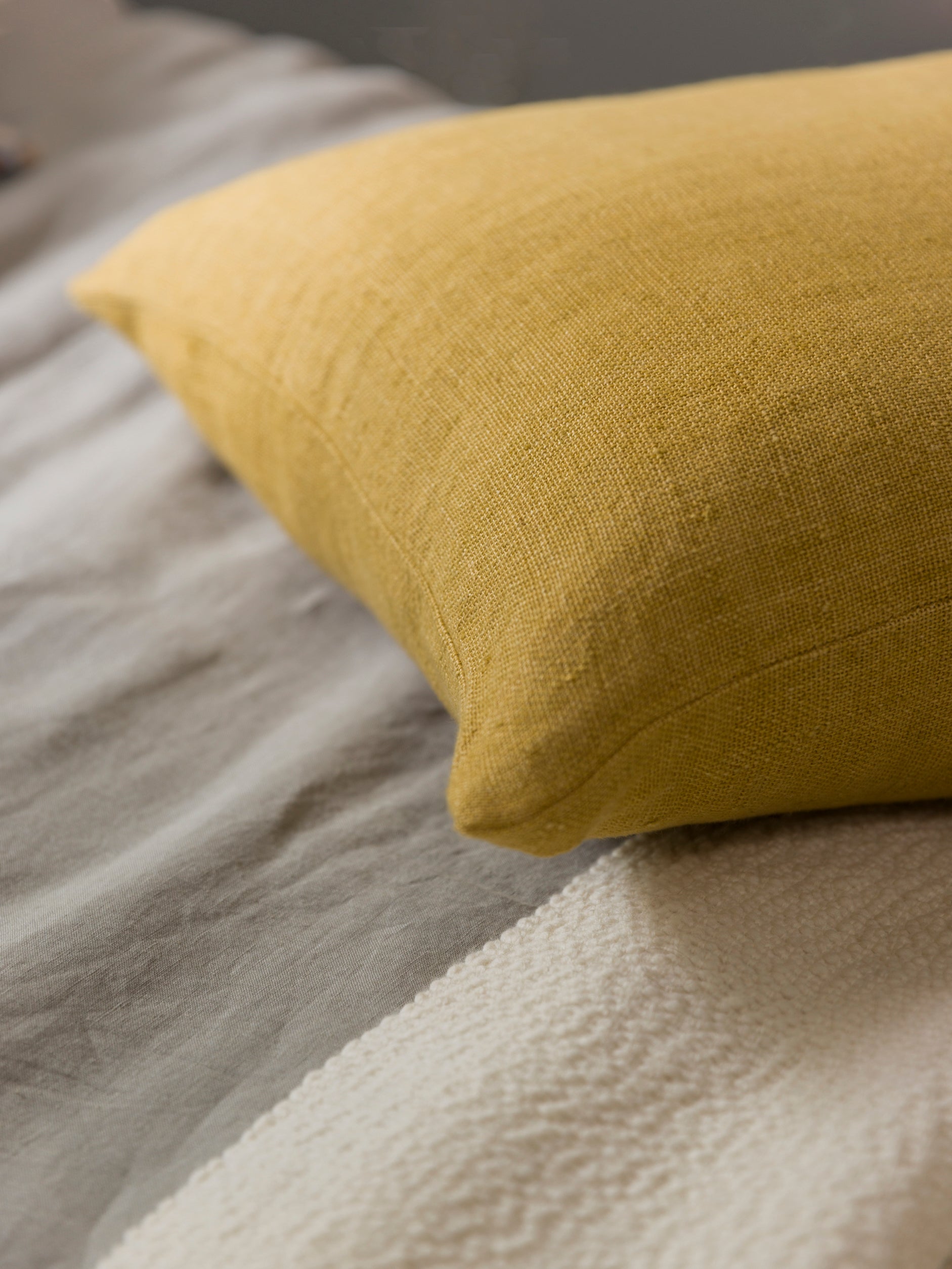 Heavy Linen Cushion Cover Dijon / 55x55cm