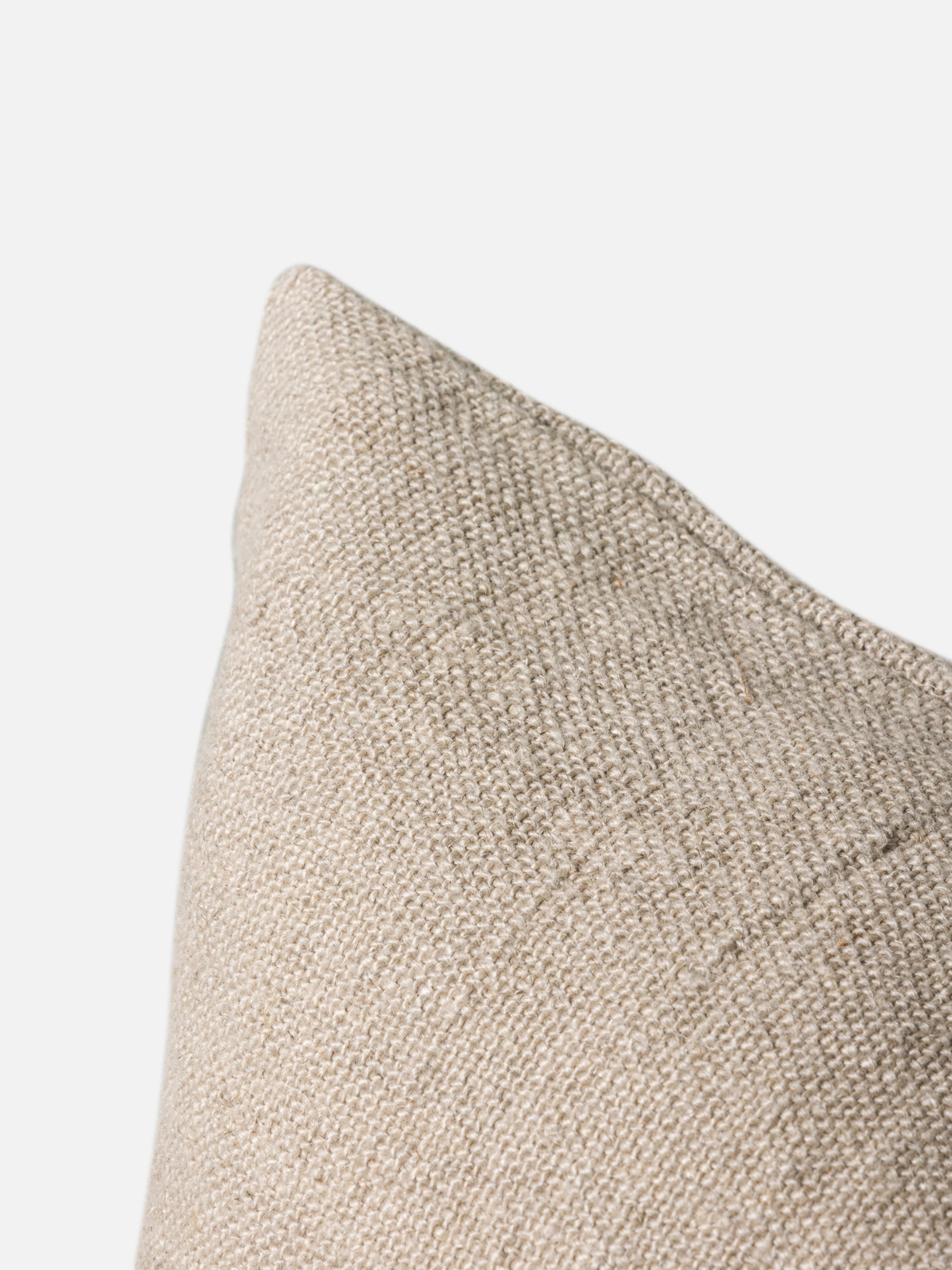 Heavy Linen Cushion Cover Clay / 55x55cm