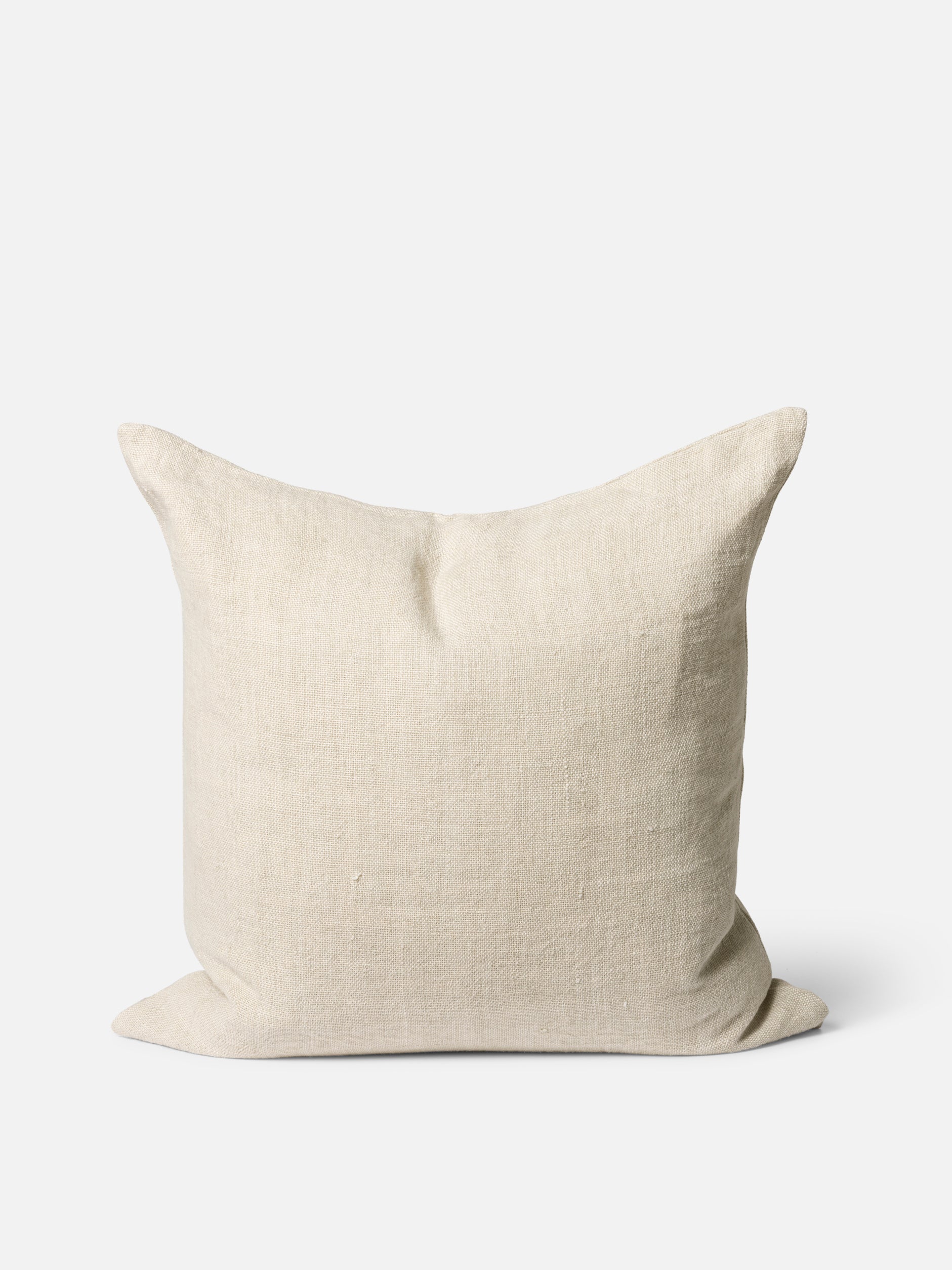 Heavy Linen Cushion Cover Oat / 55x55cm