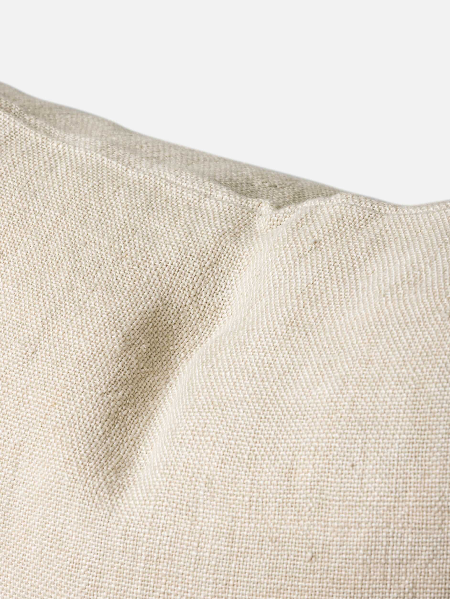 Heavy Linen Cushion Cover Oat / 55x55cm