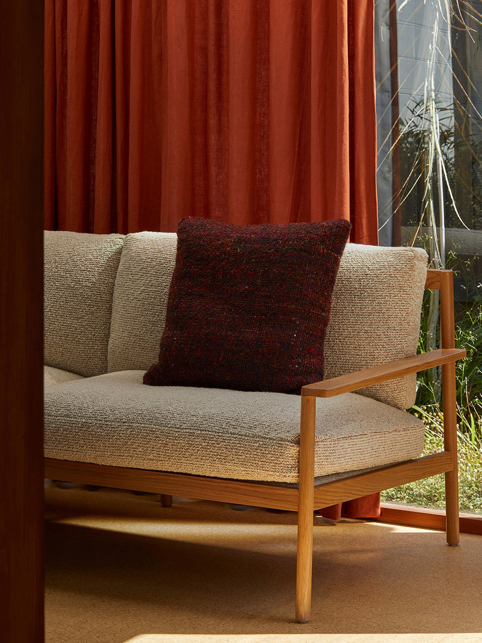 Winston Cushion Cover Mulberry/Multi / 50x50cm