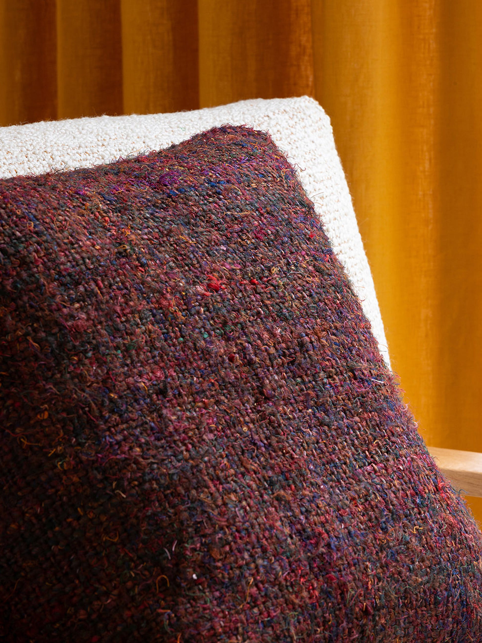 Winston Cushion Cover Mulberry/Multi / 50x50cm