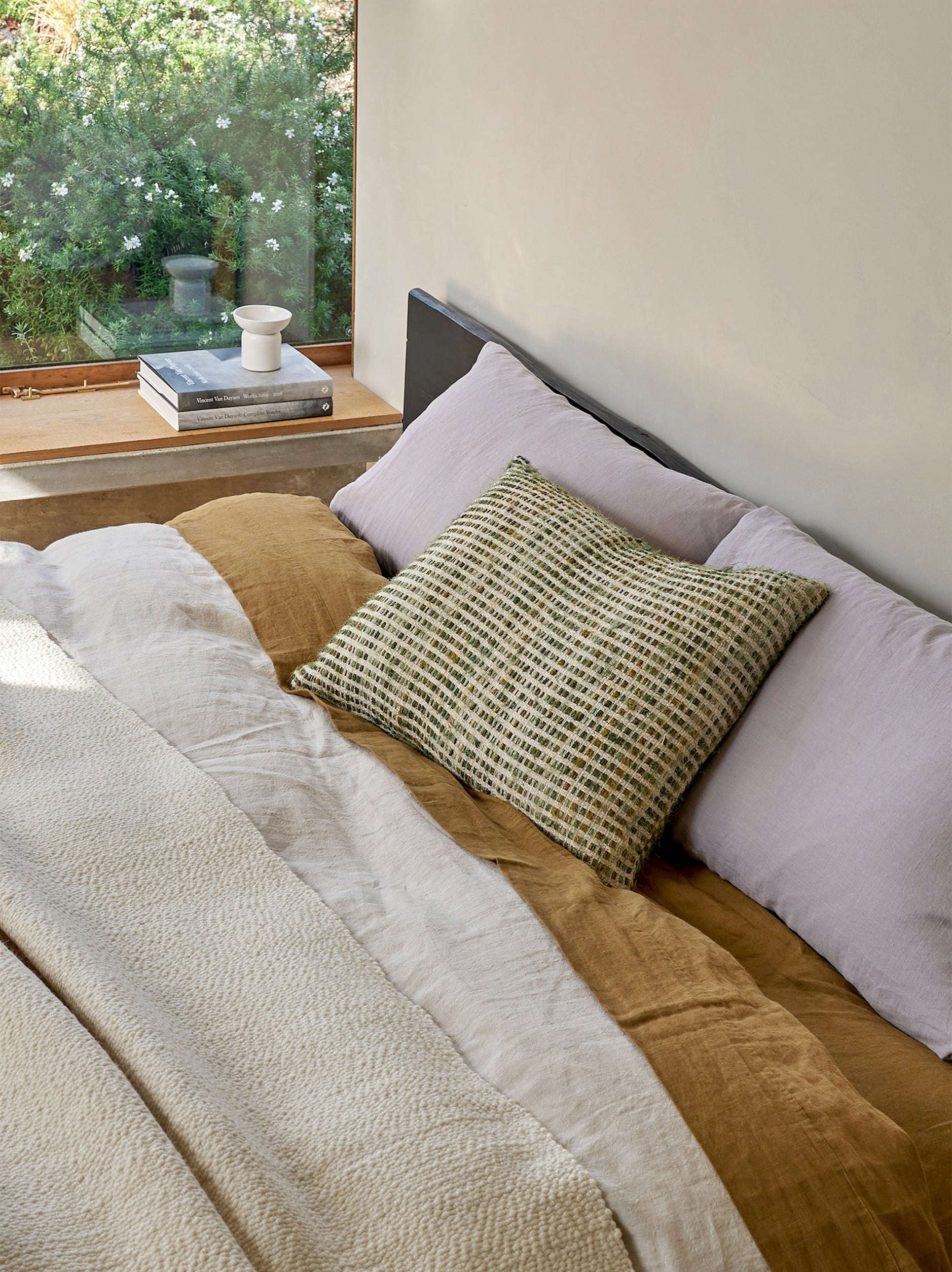 Valerie Woven Cushion Cover Kale/Multi / 55x45cm