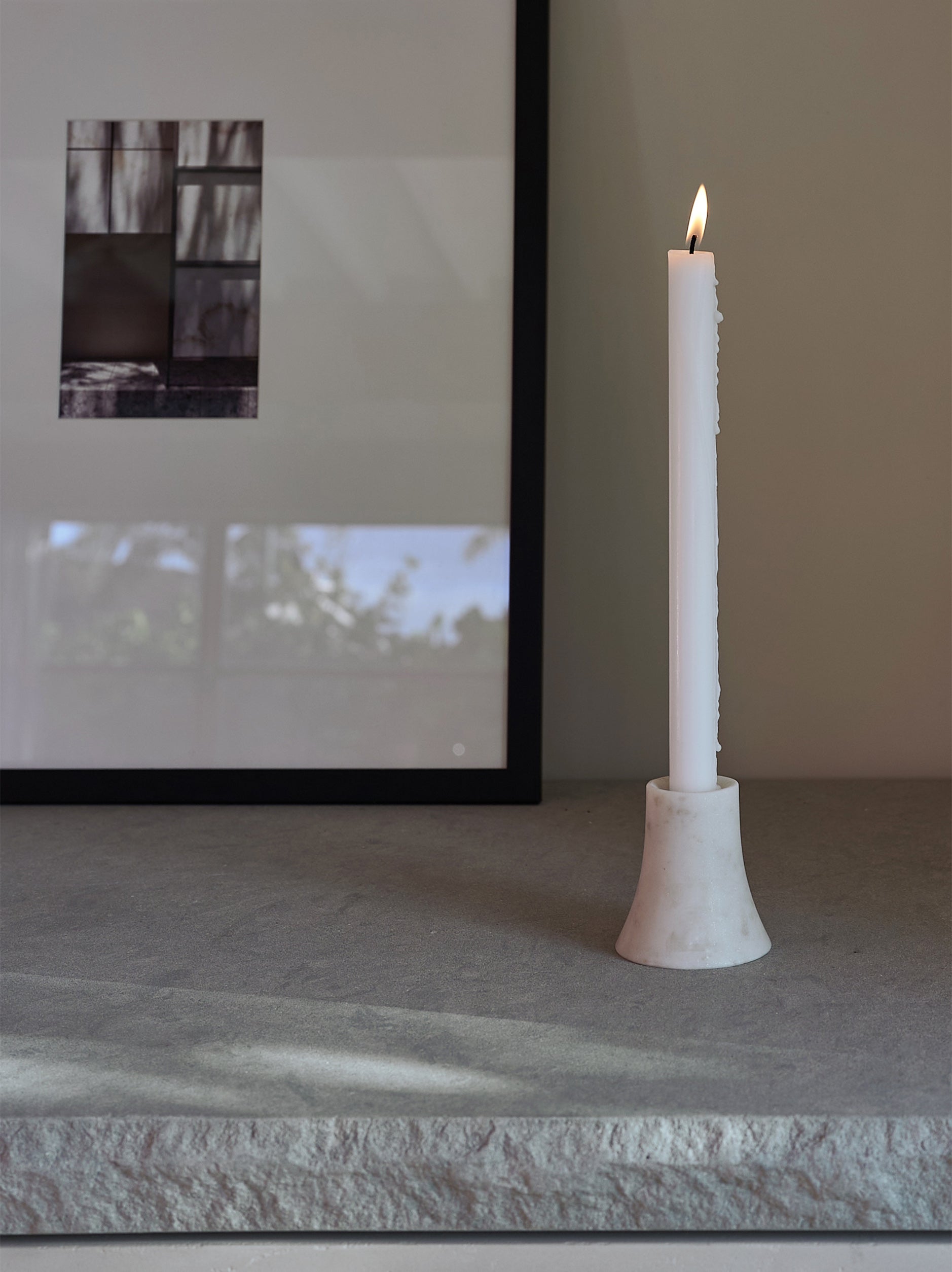 Flare Candle Holder White / One Size