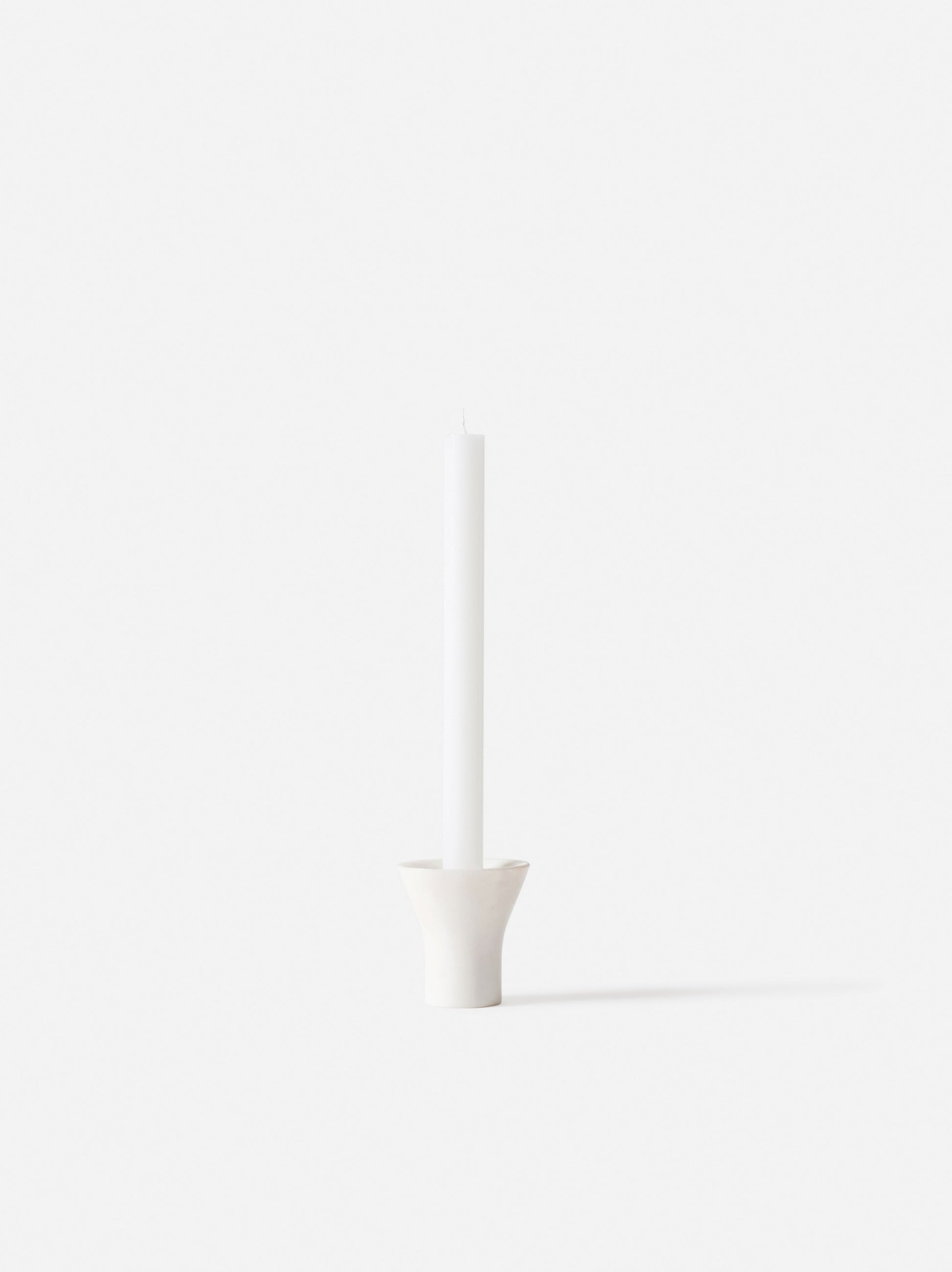 Flare Candle Holder White / One Size