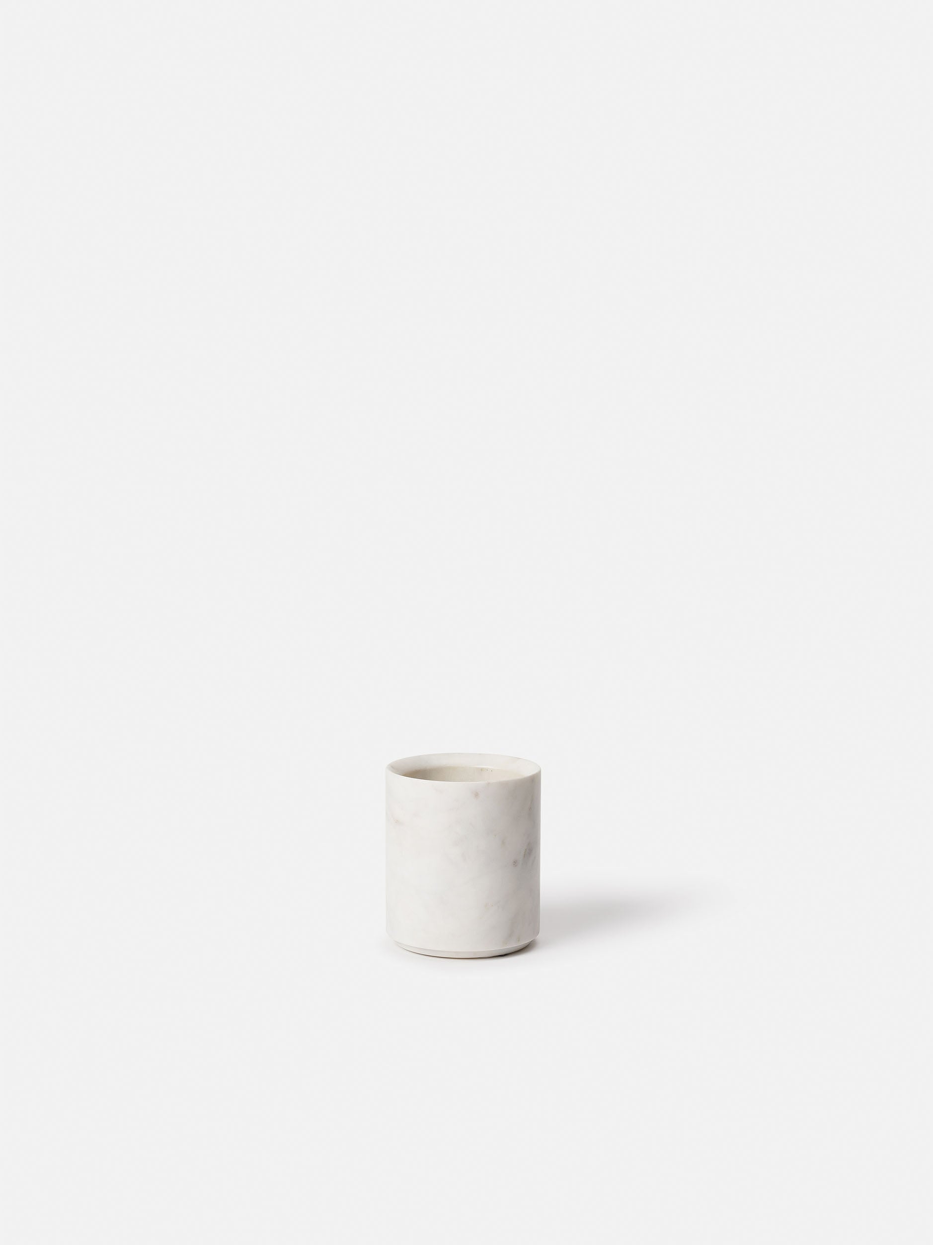 Marble Utensil Holder White / Large