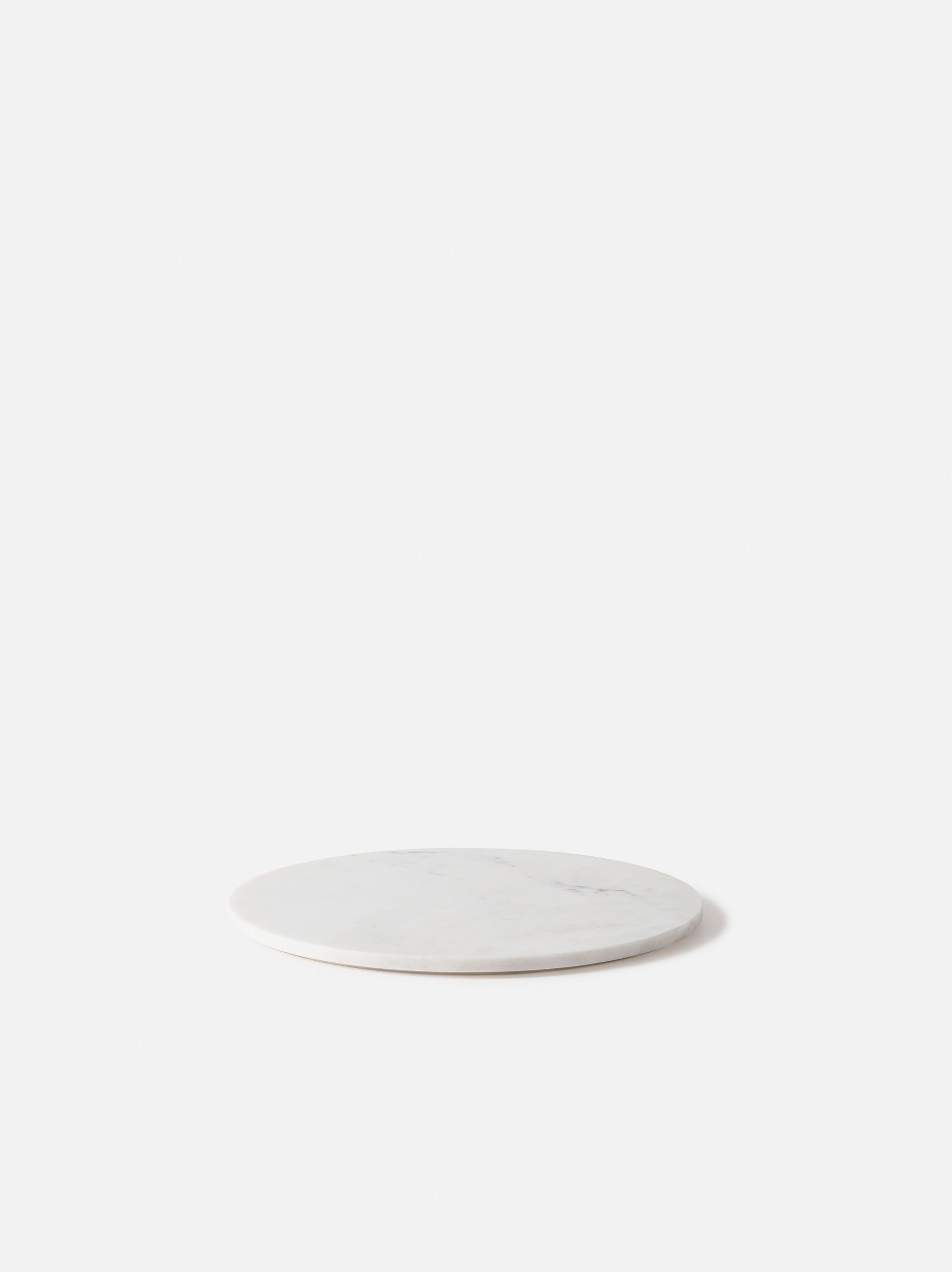 Marble Round Board White / Large