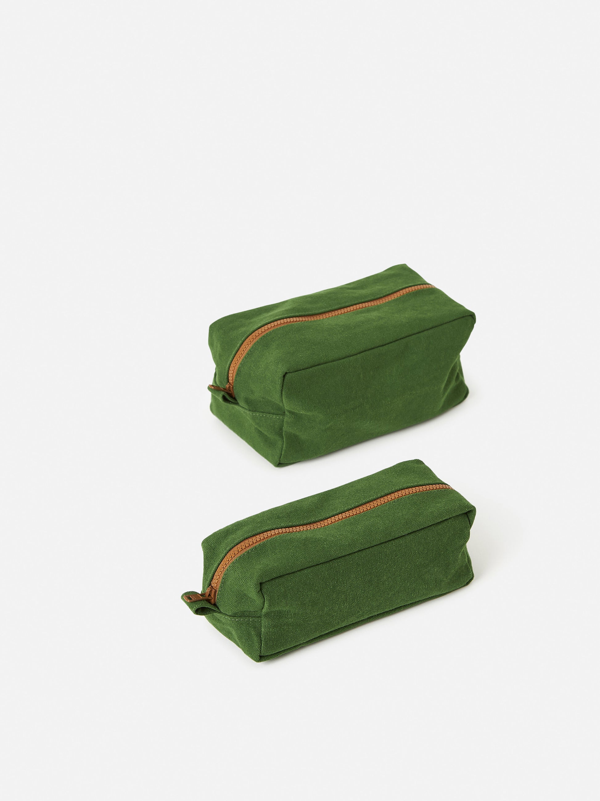 Marlo Contrast Wash Bag Spirulina/Masala / Small