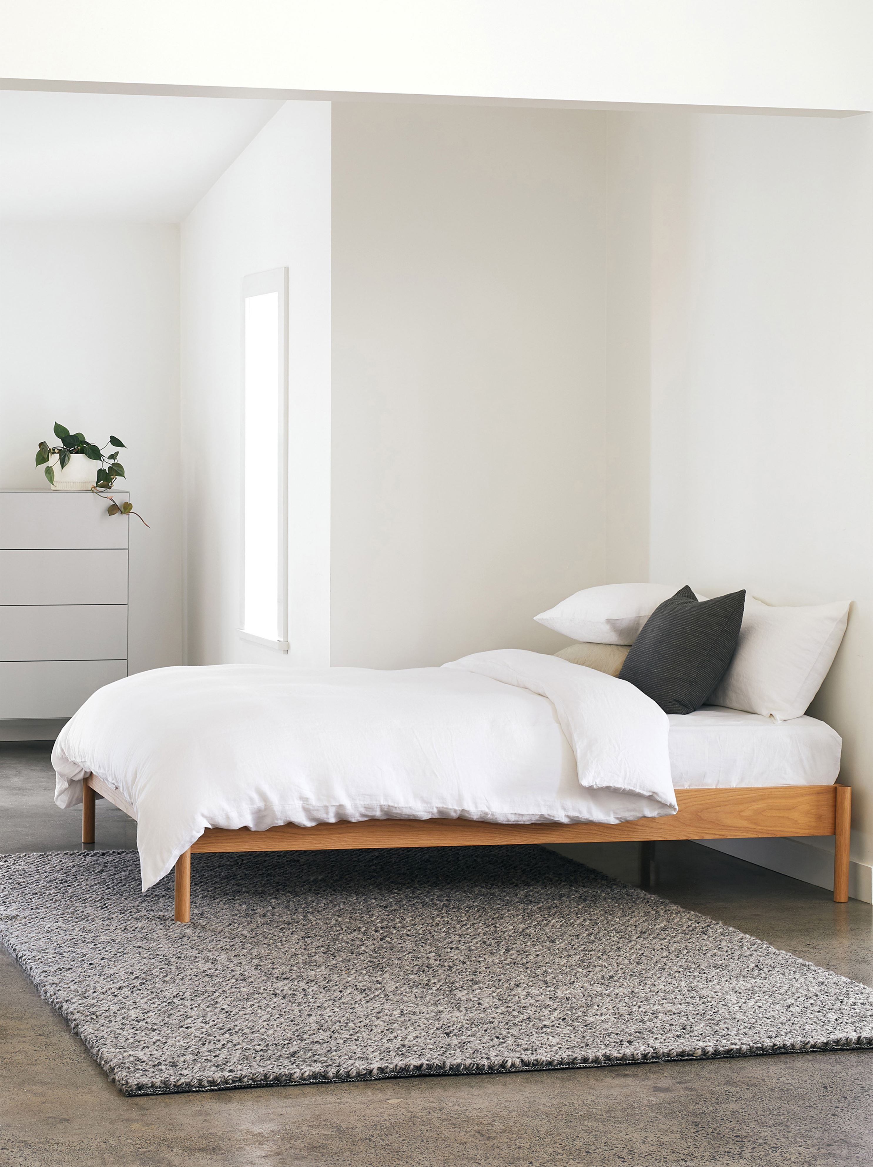 White Linen Duvet Cover White / King Single/Double