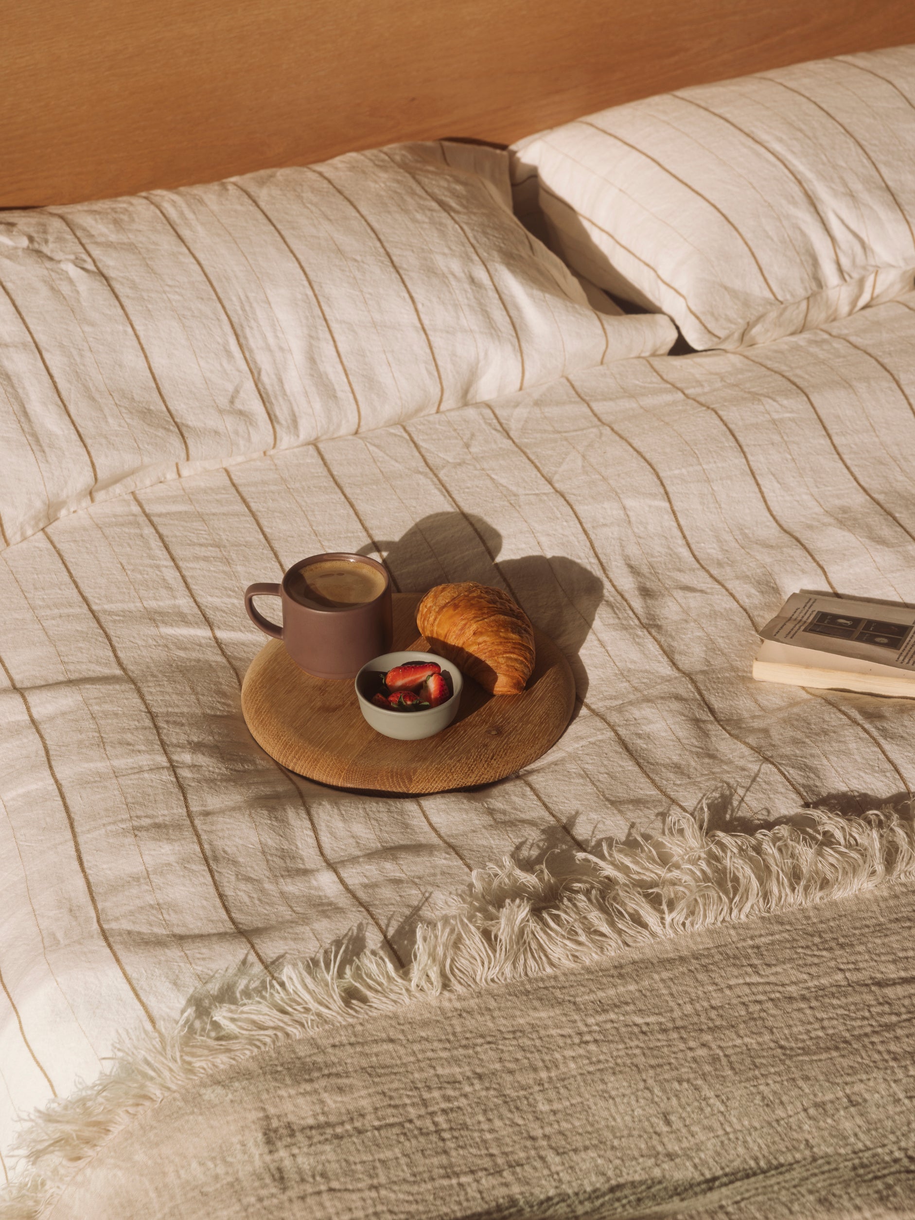 Monday Linen Lodge Pillowcase PR Chalk/Miso / Lodge Pillowcase Pair