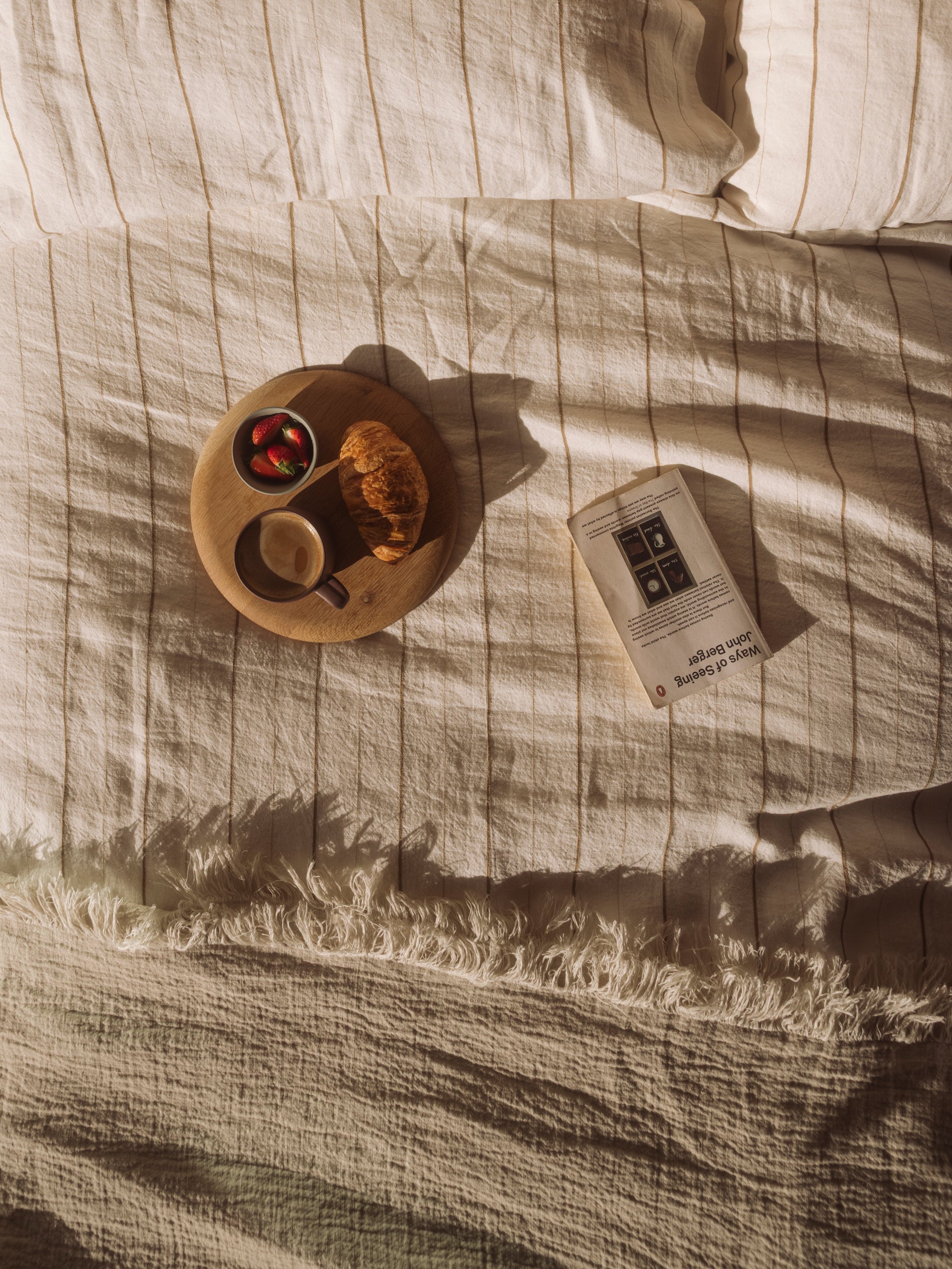 Monday Linen Lodge Pillowcase PR Chalk/Miso / Lodge Pillowcase Pair