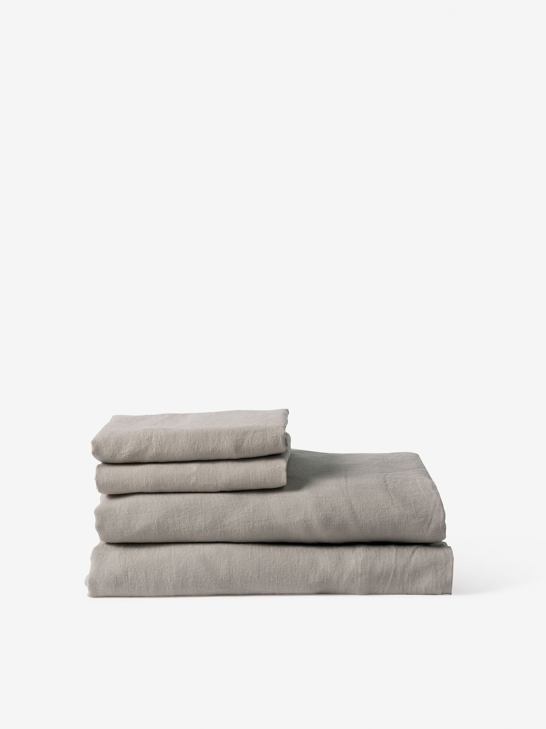 Puddle Linen Flat Sheet Puddle / King