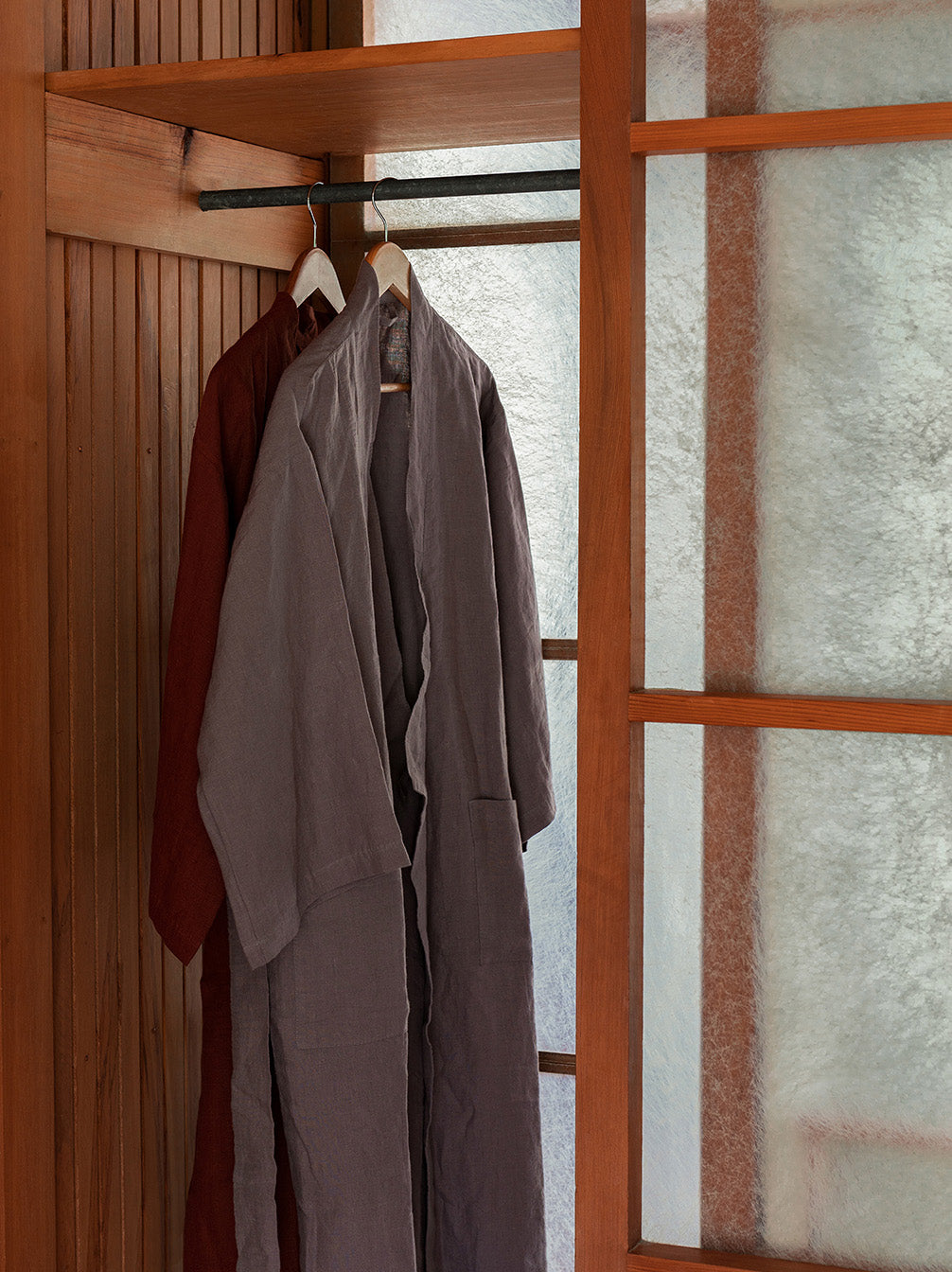 Lupin Linen Robe Lupin / Large