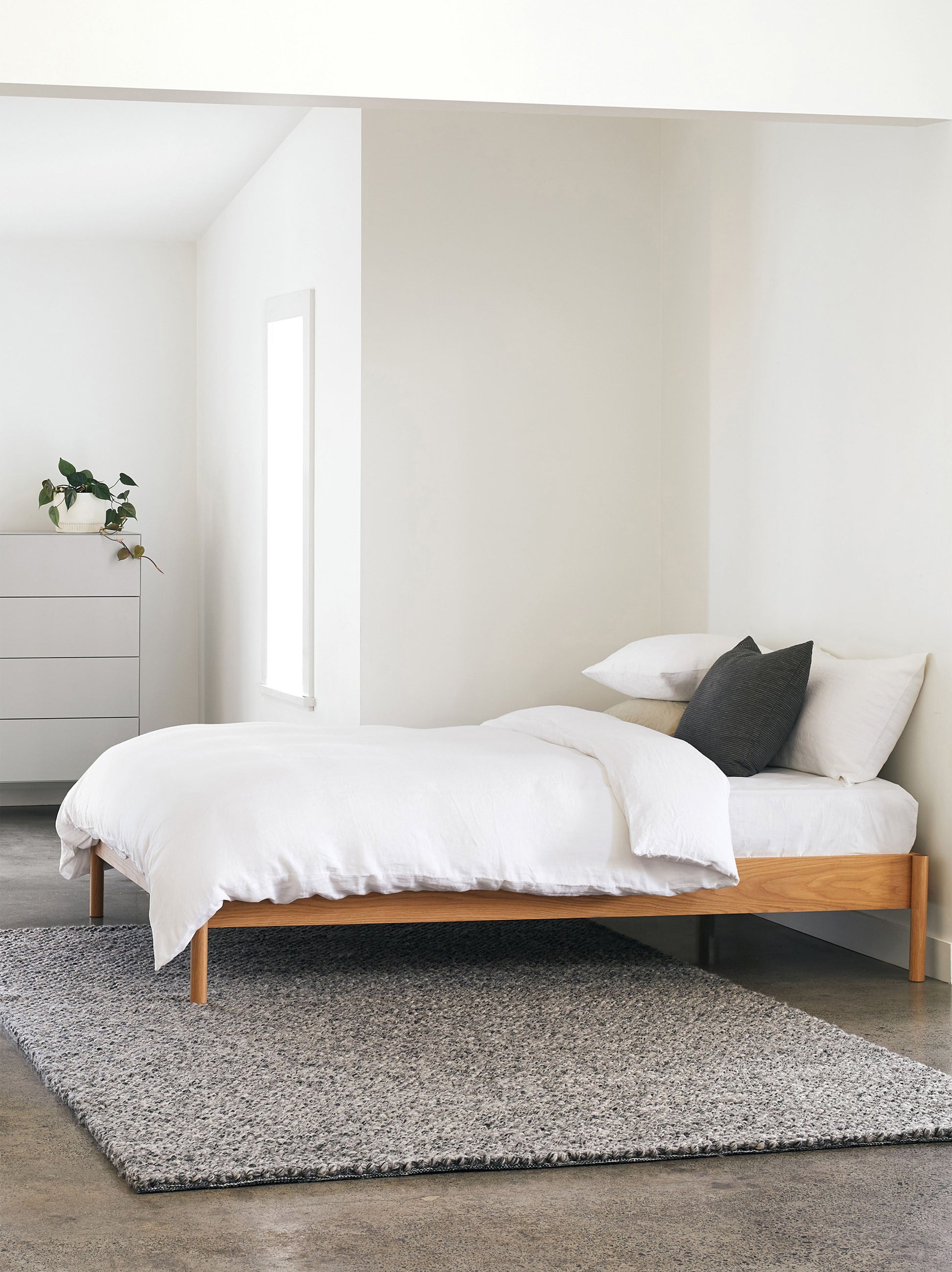 White Linen Euro Pillowcase White / Euro Pillowcase