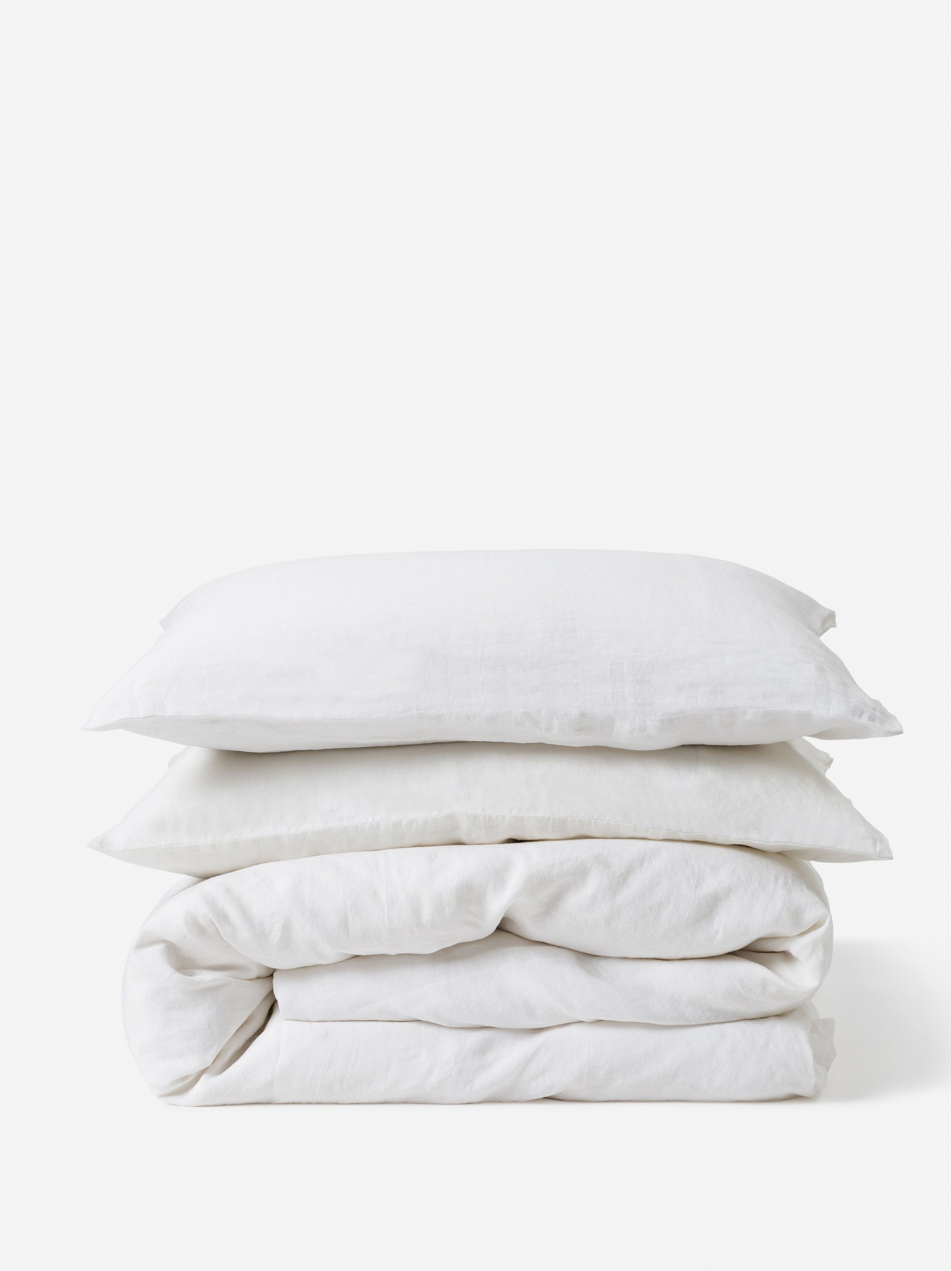 White Linen Euro Pillowcase White / Euro Pillowcase