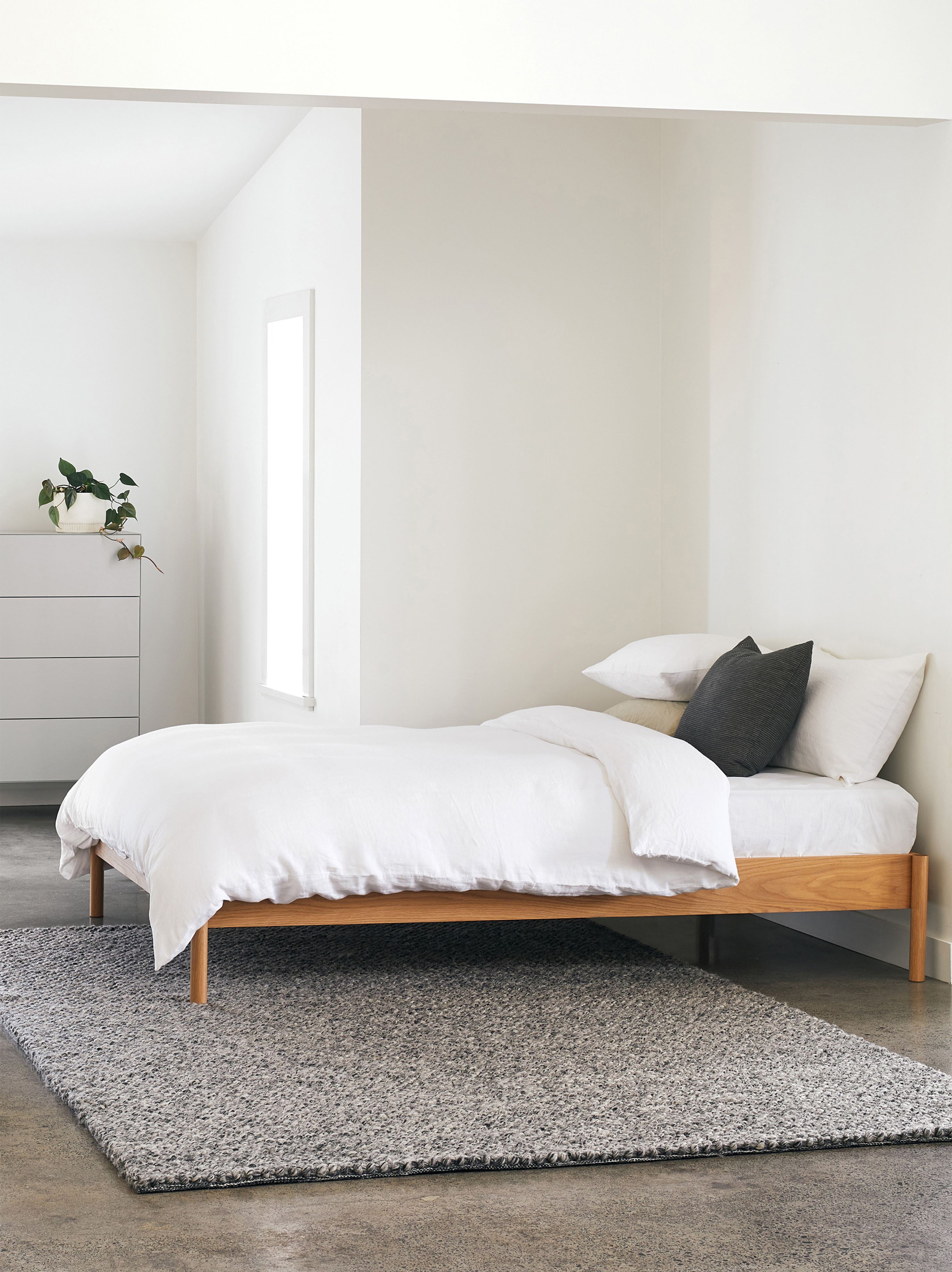 White Linen Pillowcase PR White / Pillowcase Pair