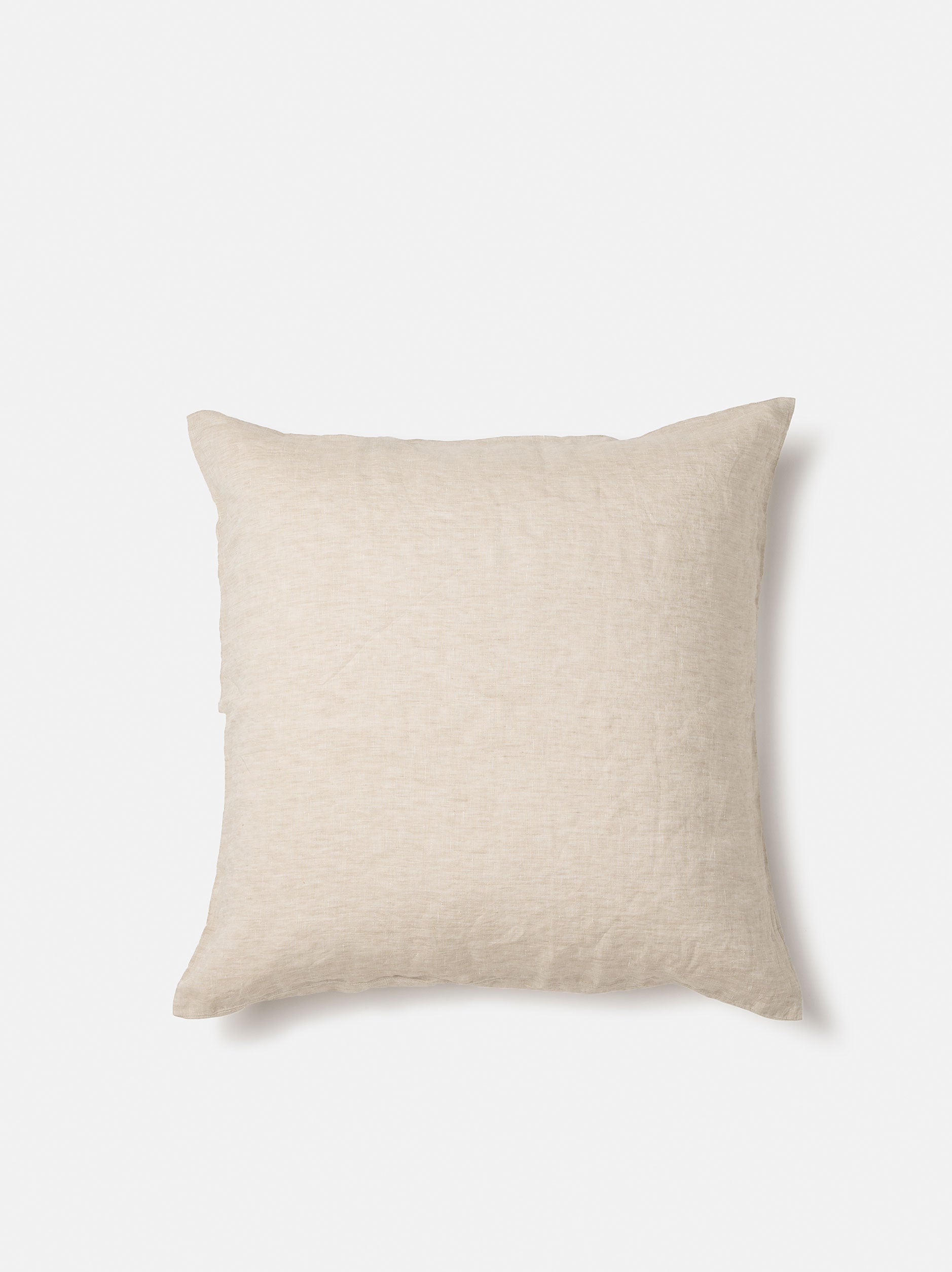 Chambray Linen Euro Pillowcase Oatmeal / Euro Pillowcase