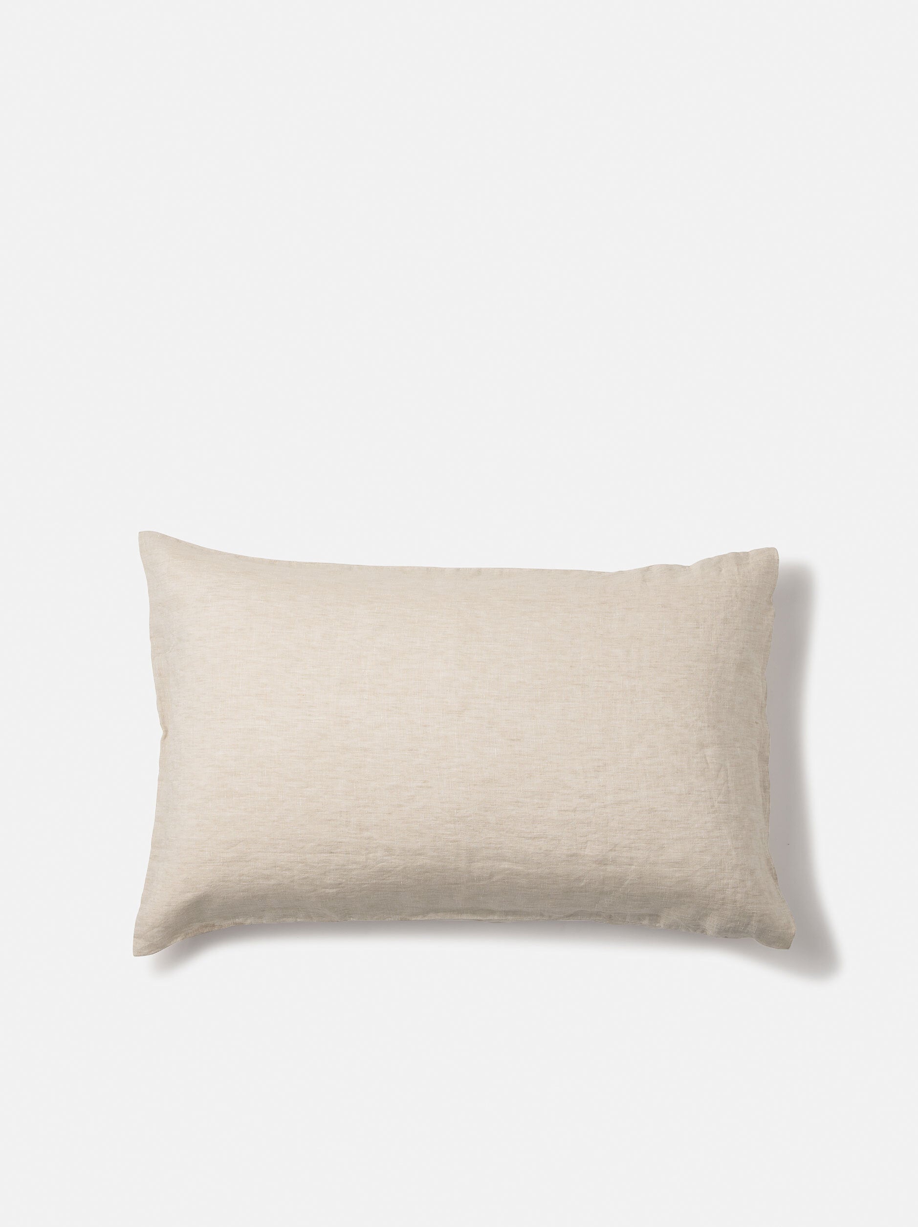 Chambray Linen Pillowcase PR Oatmeal / Pillowcase Pair
