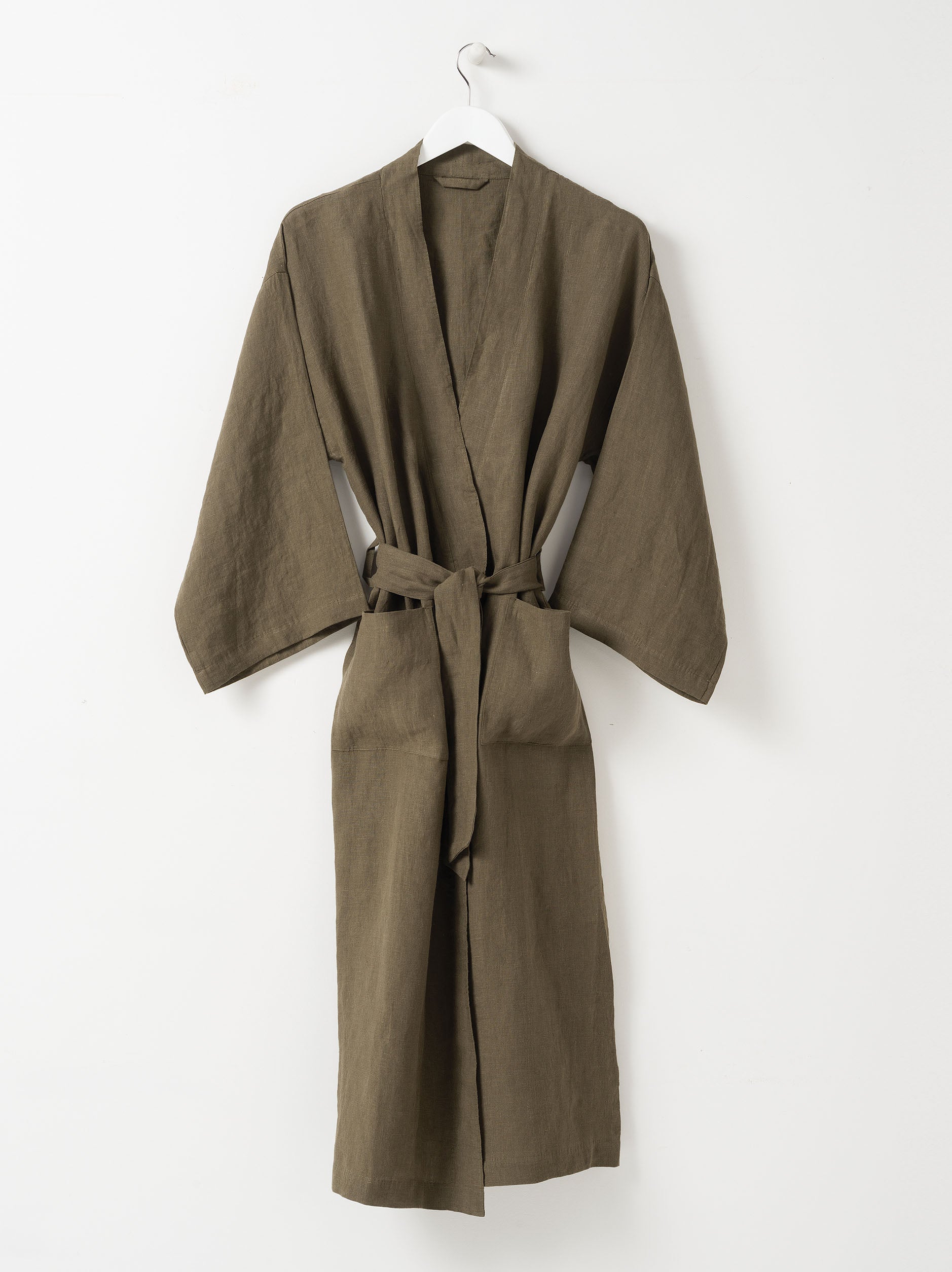 Ivy Linen Robe Ivy / Large