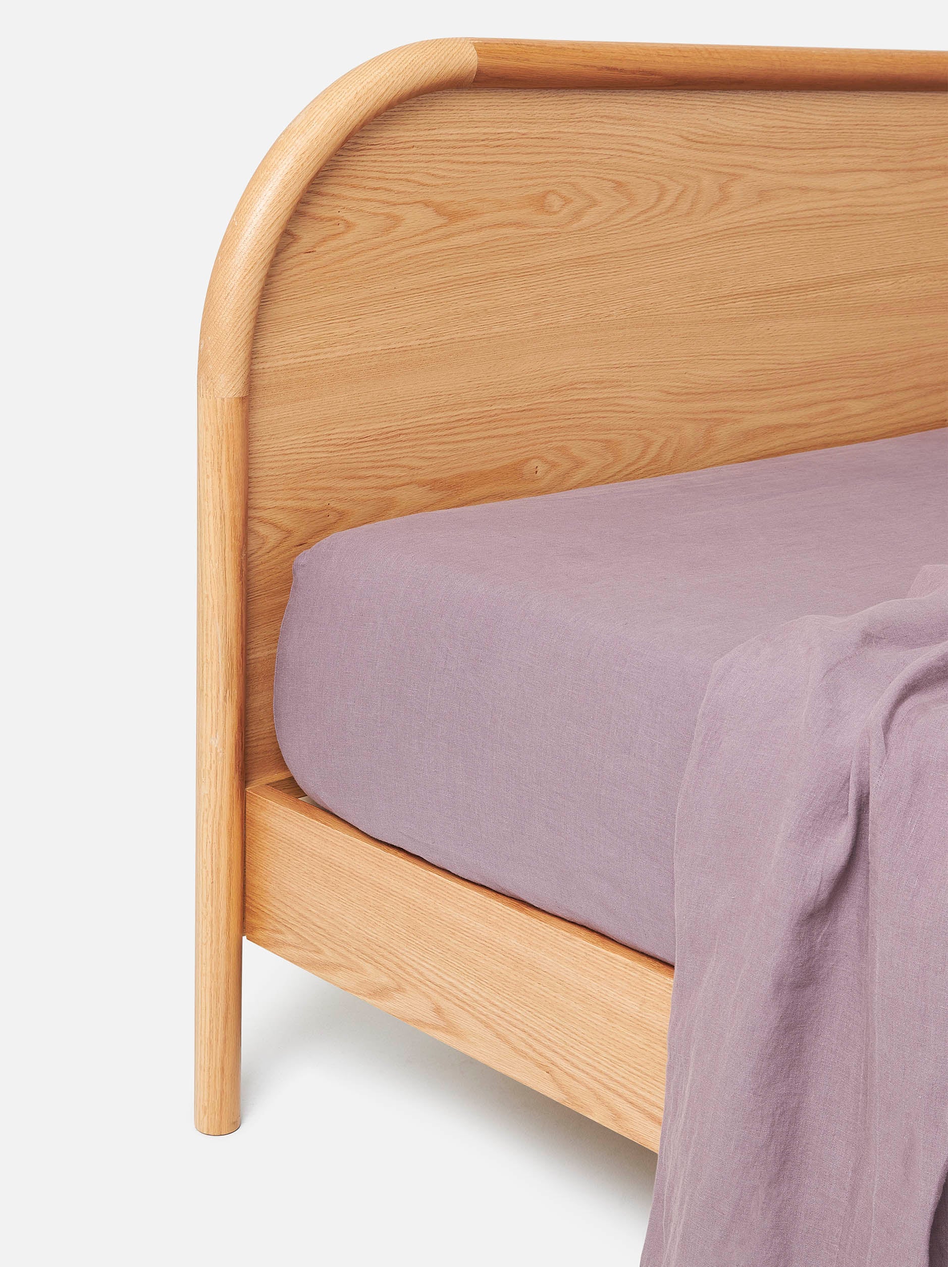Lupin Linen Fitted Sheet Lupin / Super King