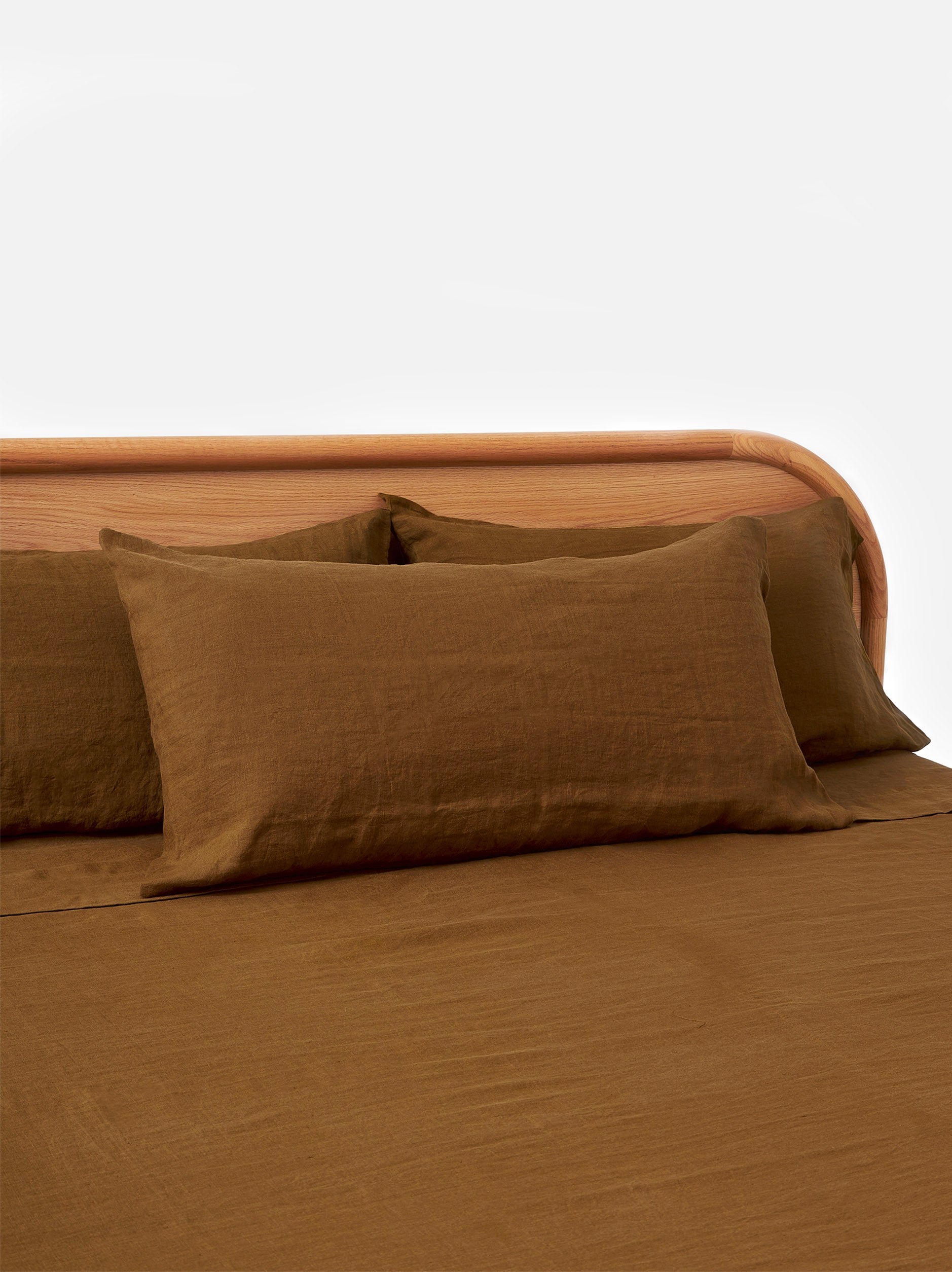 Ochre Linen Lodge Pillowcase Pair Ochre / Lodge Pillowcase Pair