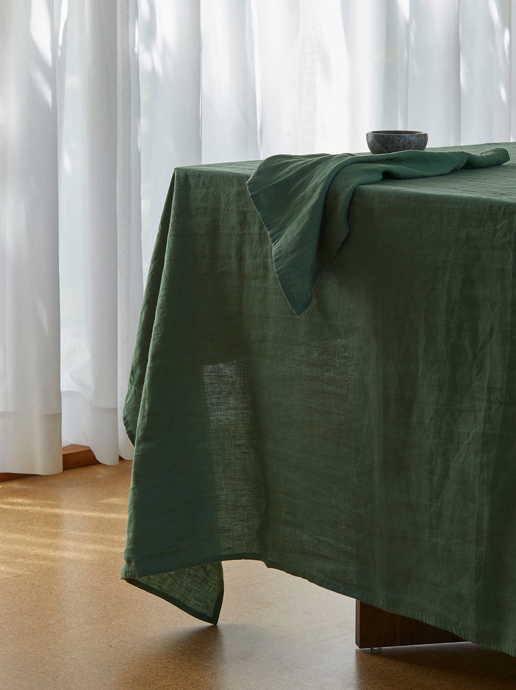 Spearmint Linen Tablecloth Spearmint / 155x270cm
