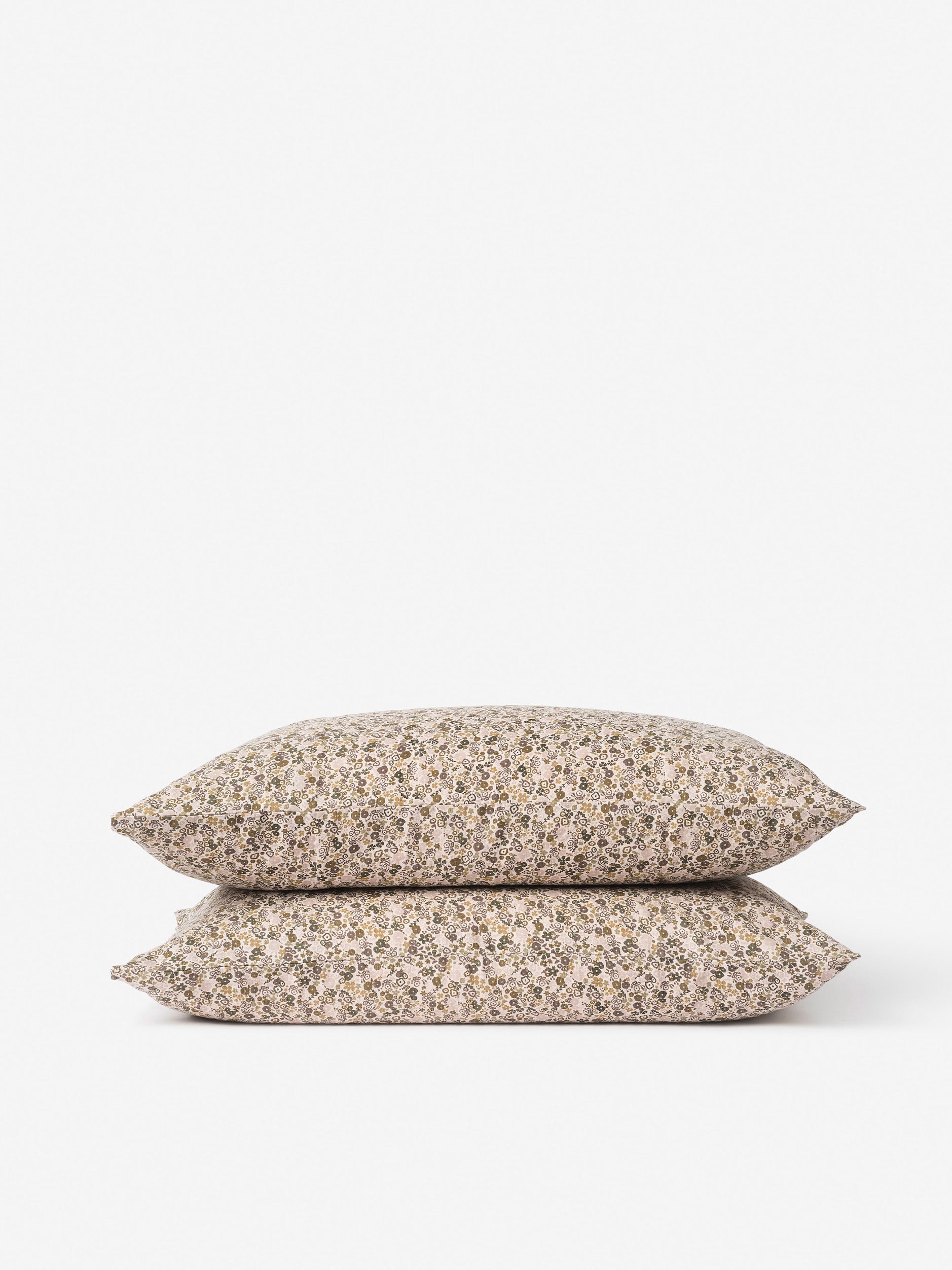 Wildflower Linen Pillowcase PR Ivy/Multi / Pillowcase Pair