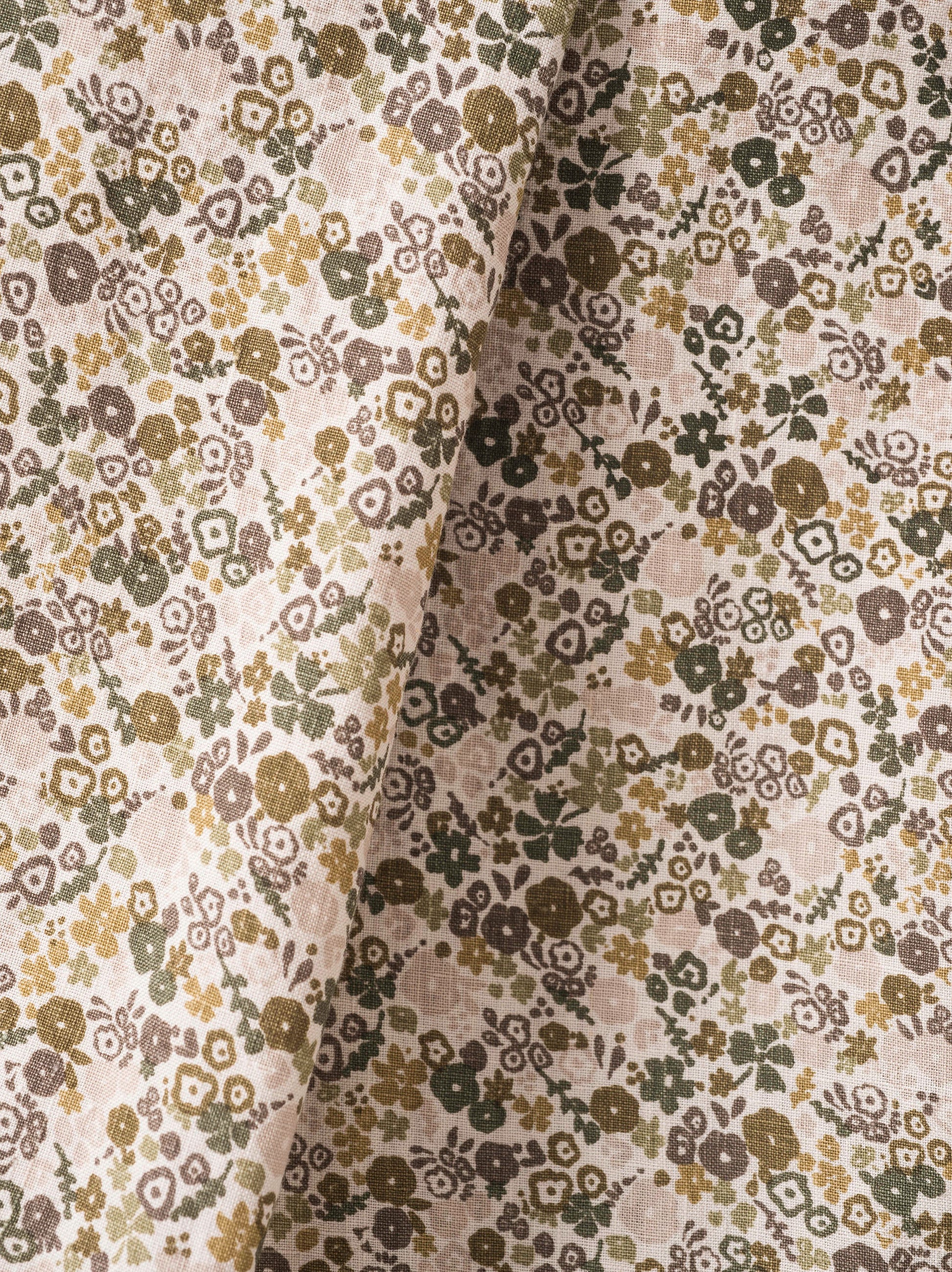 Wildflower Linen Duvet Cover Ivy/Multi / Queen