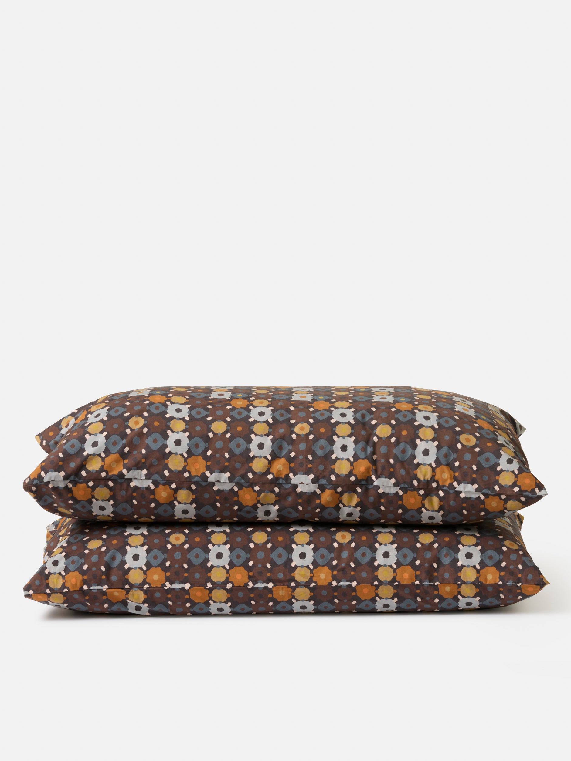 Lisbon Lodge Pillowcase Pair Blue Black / Multi / Lodge Pillowcase Pair