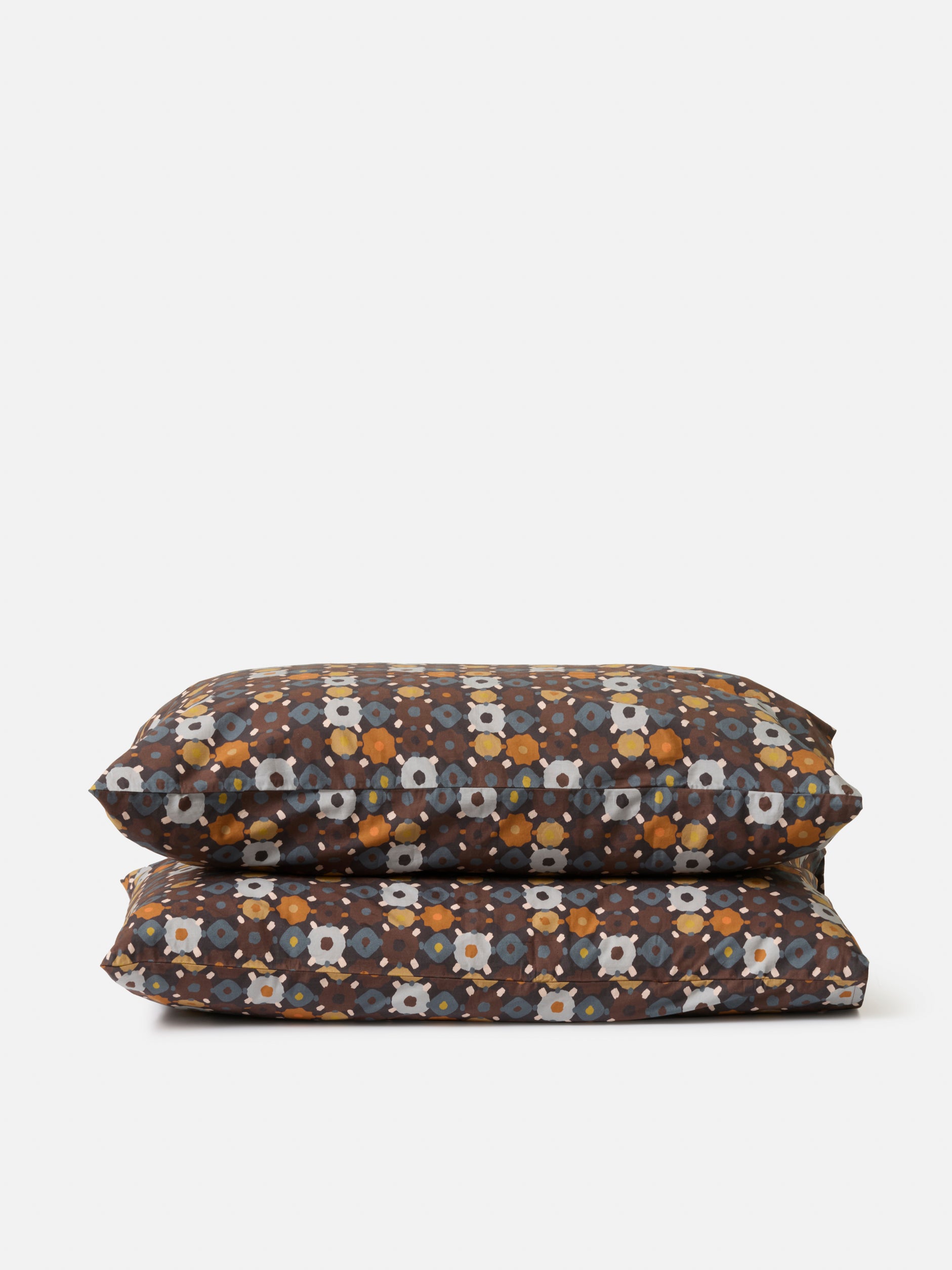 Lisbon Pillowcase Pair Blue Black / Multi / Pillowcase Pair