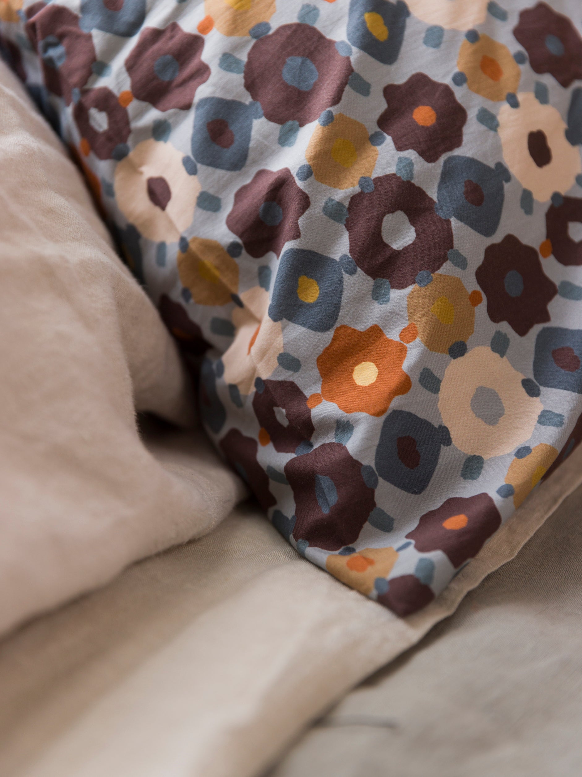 Lisbon Euro Pillowcase Cloud/Multi / Euro Pillowcase