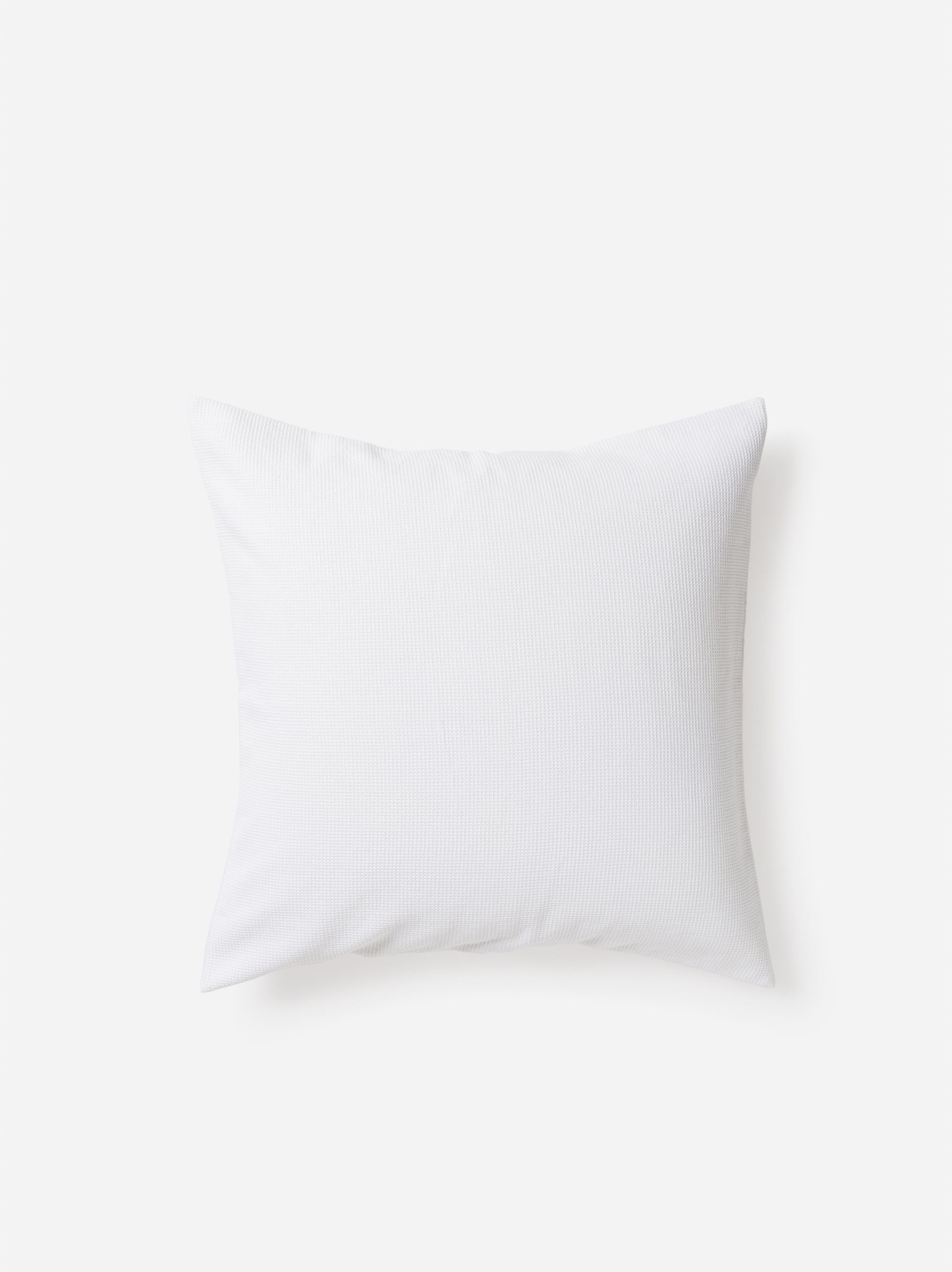 Mini Waffle Organic Cotton Euro Pillowcase White / Euro Pillowcase