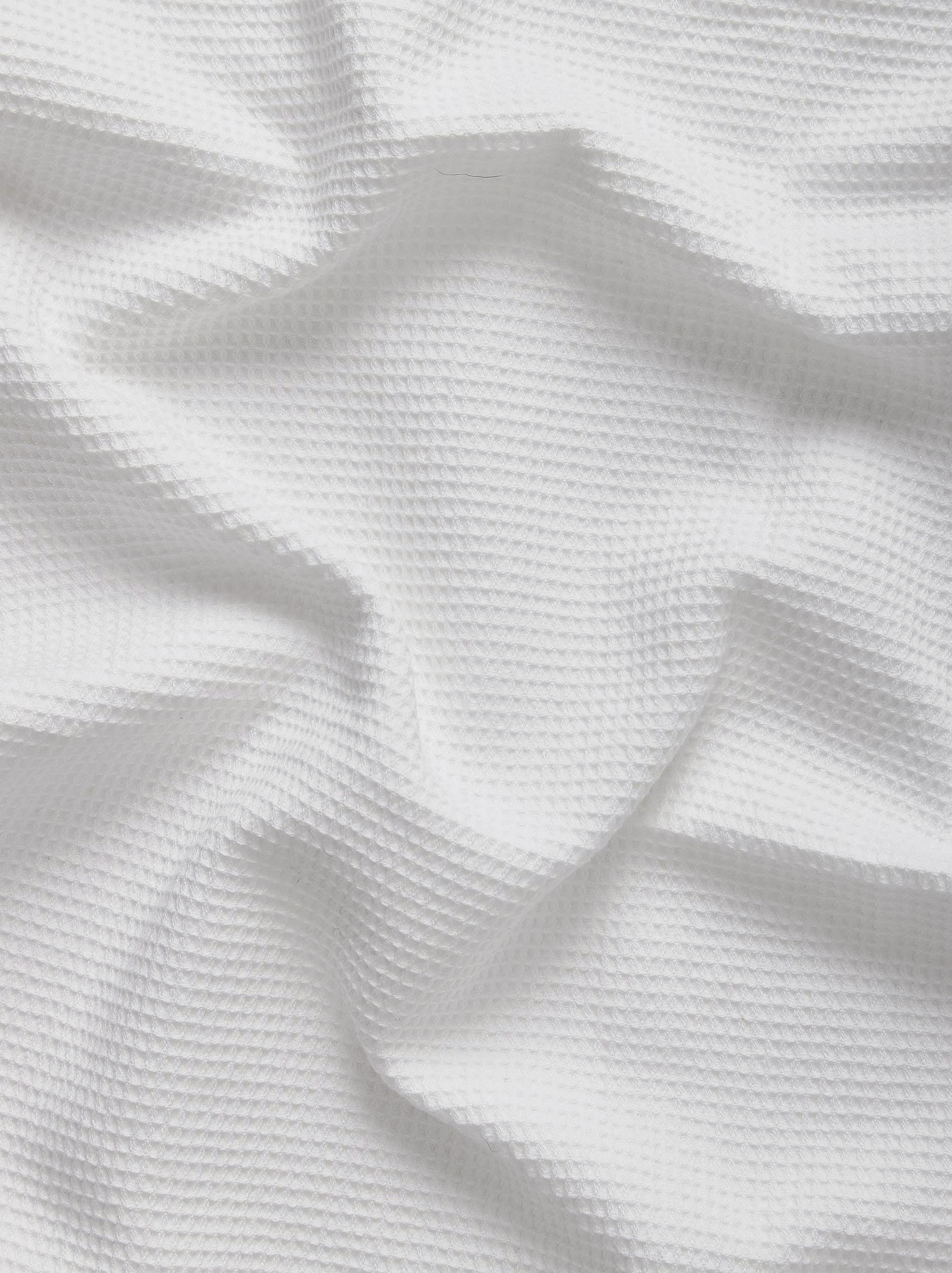 Mini Waffle Organic Cotton Duvet Cover White / Queen