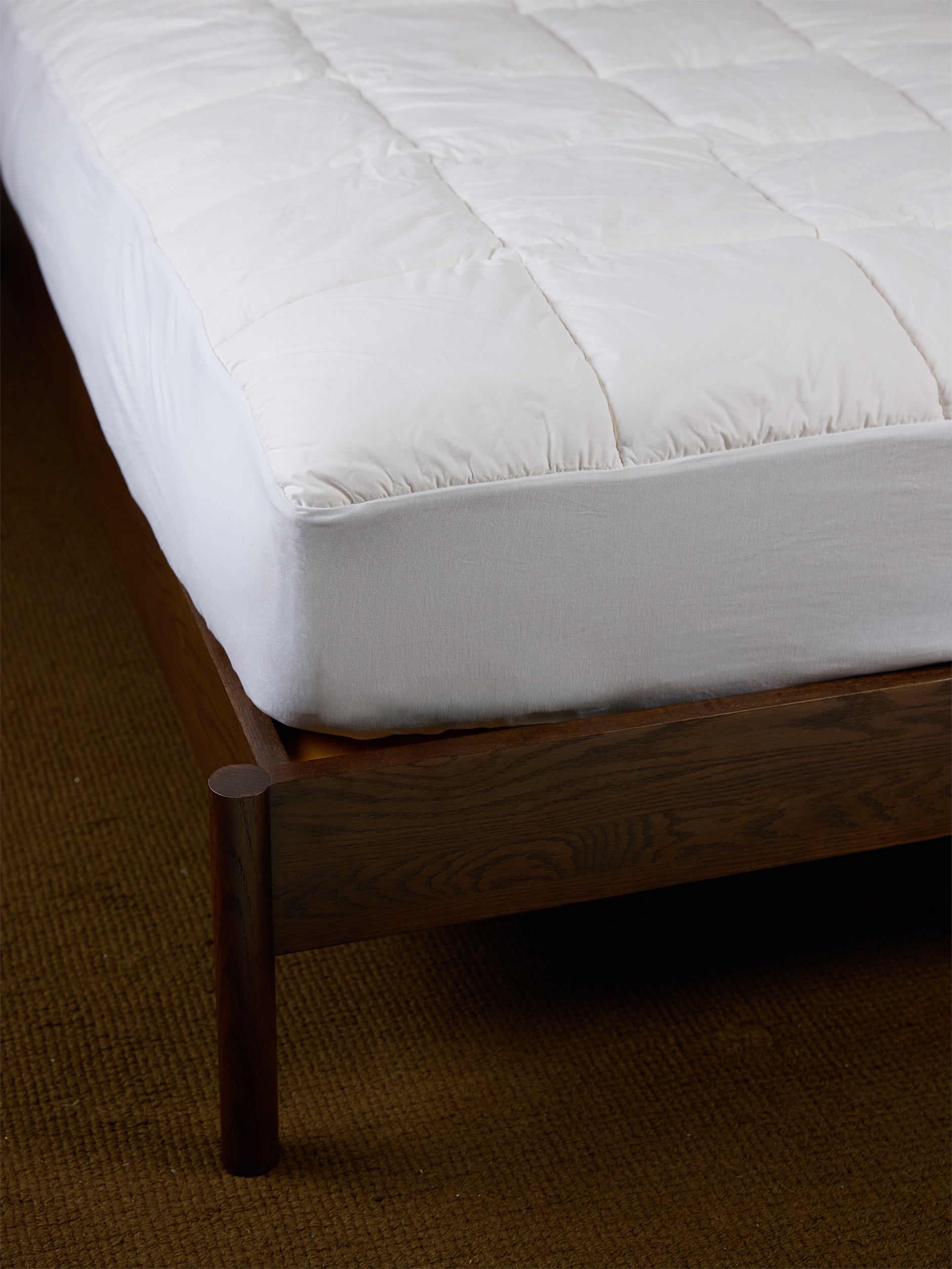 Wool Mattress Topper White / Queen