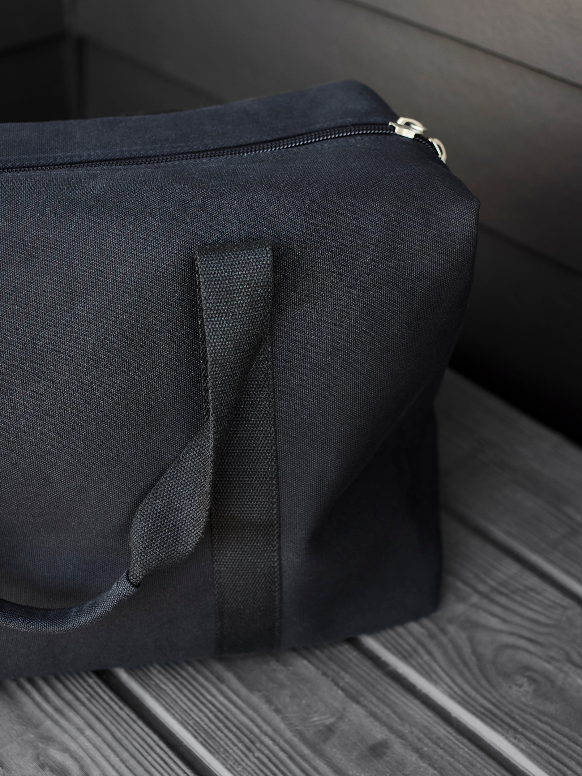 Canvas Weekender Bag Black / One Size