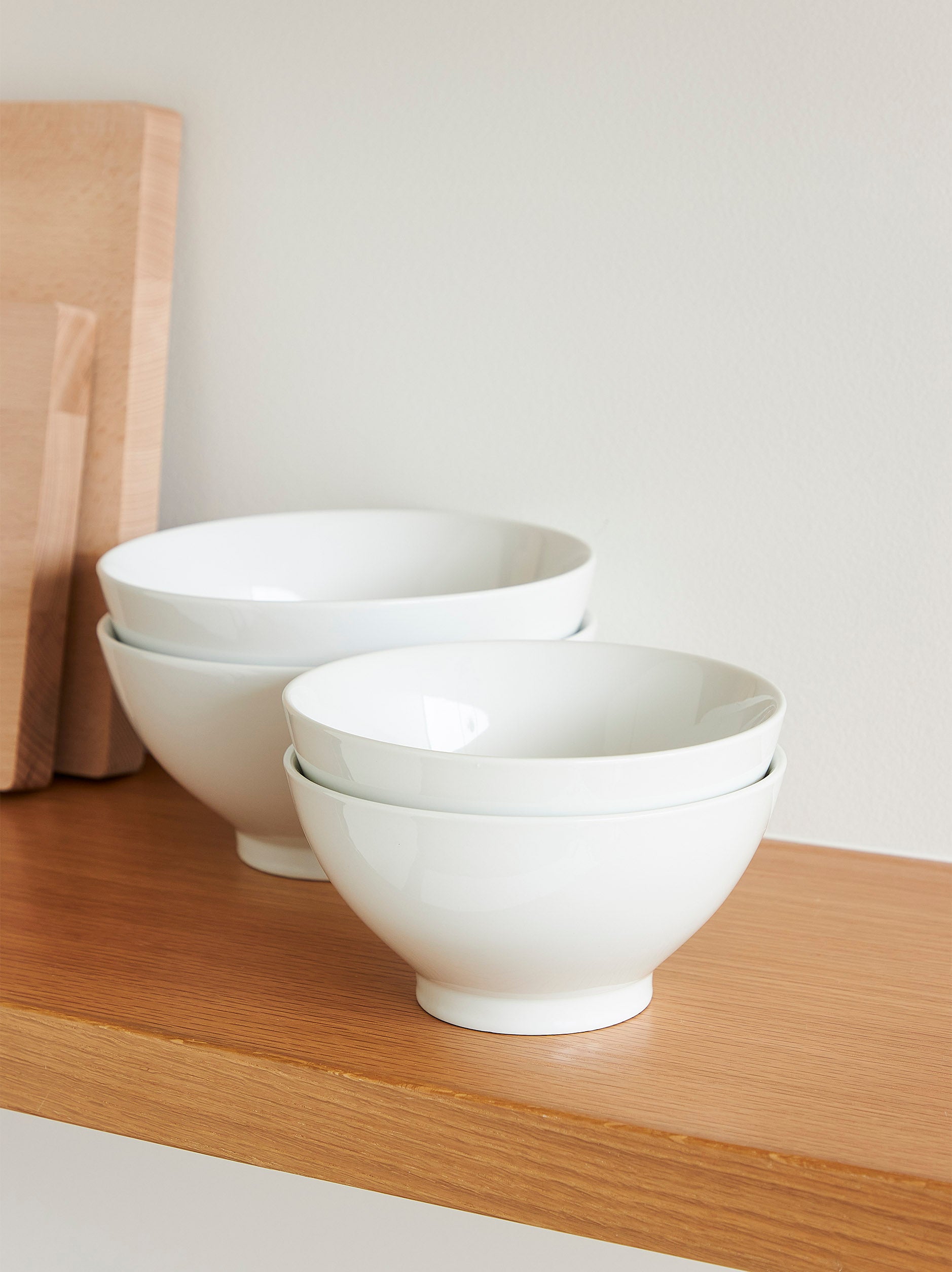 Noodle Bowl Set/4 White / One Size