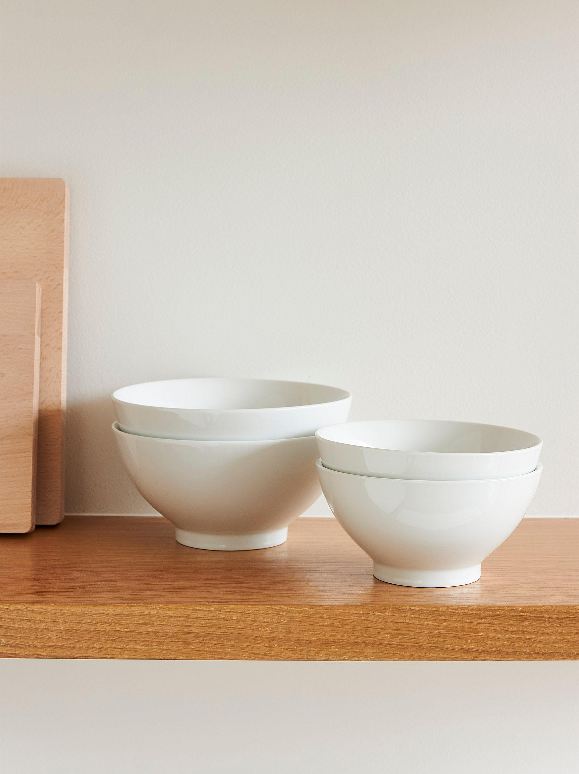 Soup Bowl Set/4 White / One Size