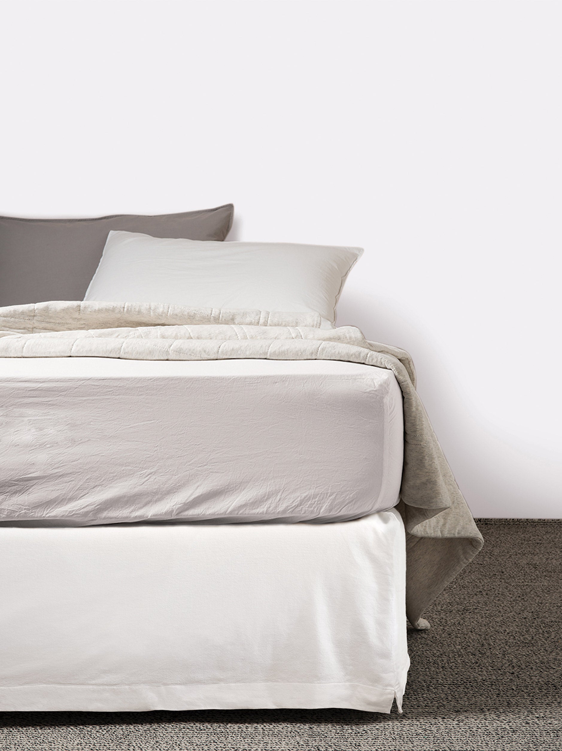 Cotton Valance White / King