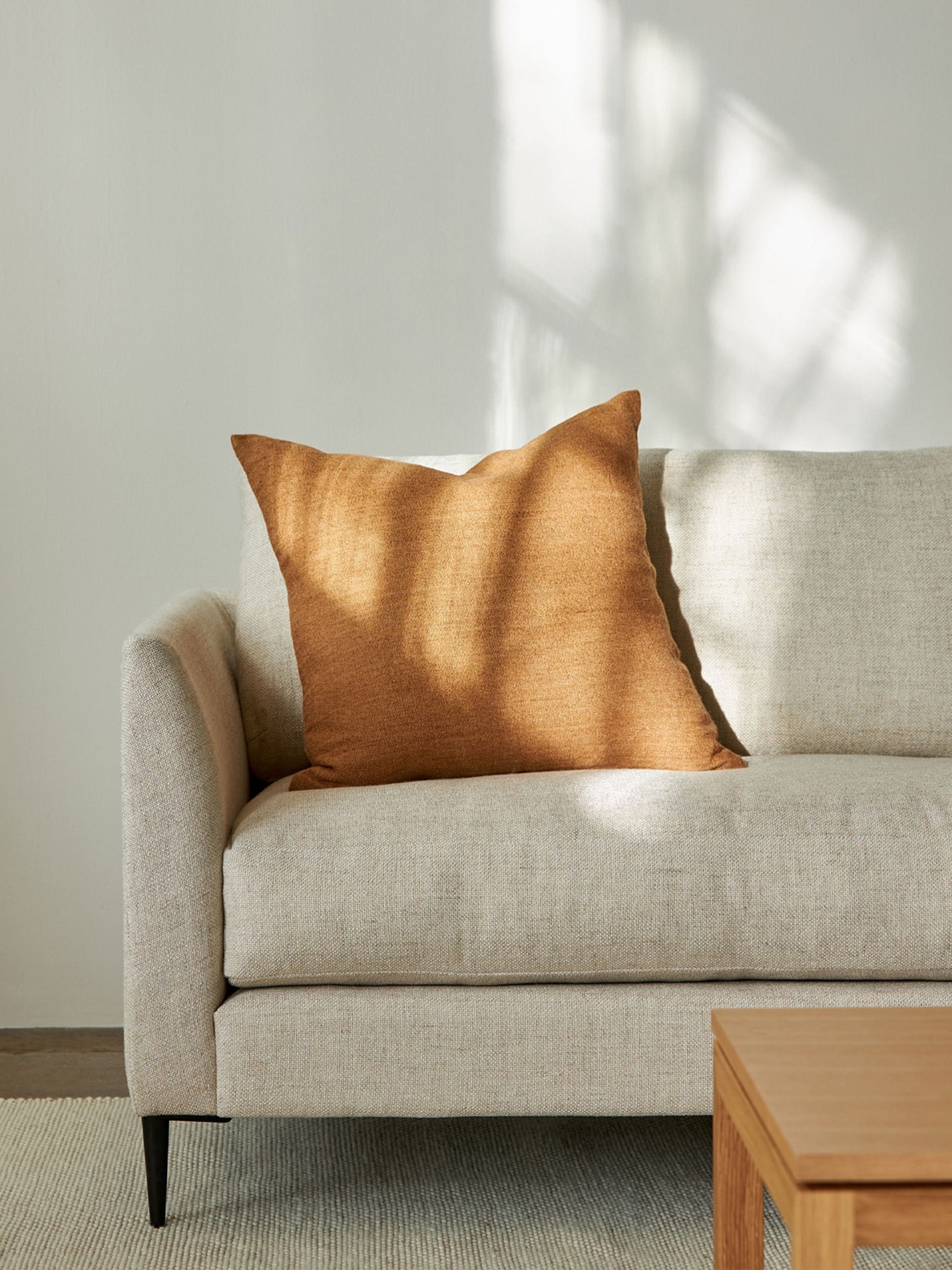 Heavy Linen Jute Cushion Cover Masala / 55x55cm