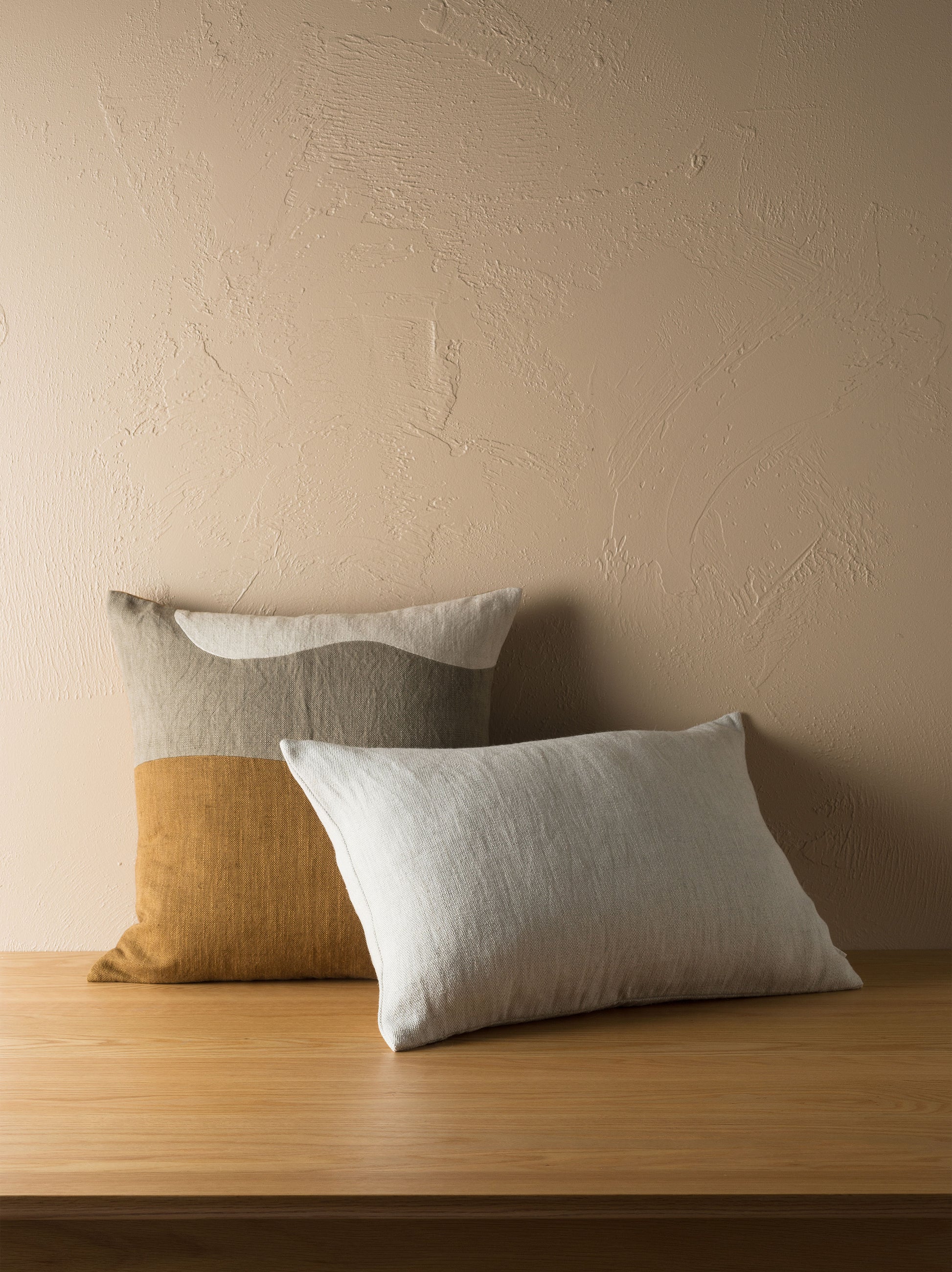 Heavy Linen Jute Cushion Cover Natural / 60x40cm