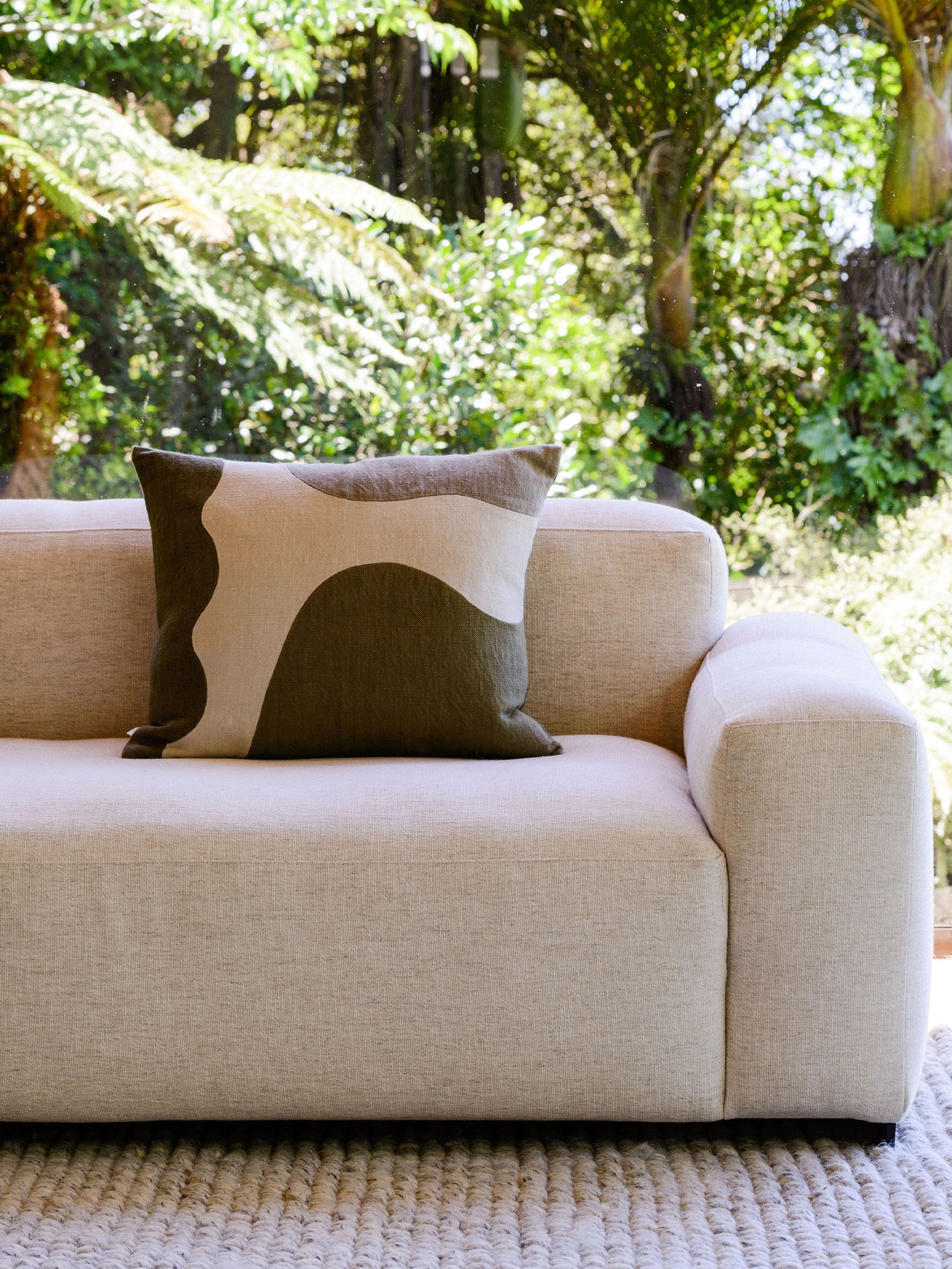 Hillside Patchwork Cushion Cover Multi / 55x45cm